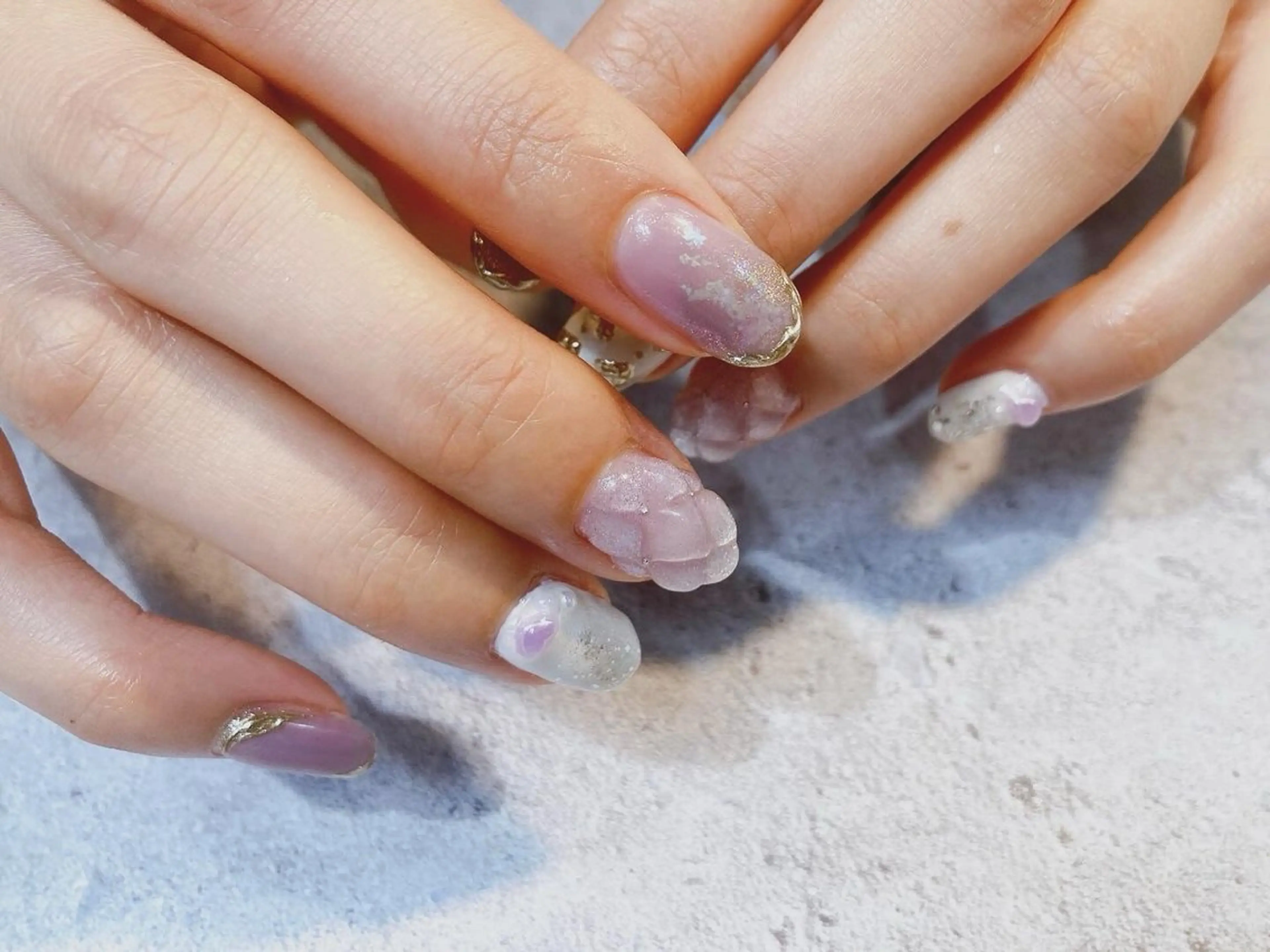 ネイル iroam所属・Keiko🧸 大人可愛いネイルのネイルデザイン