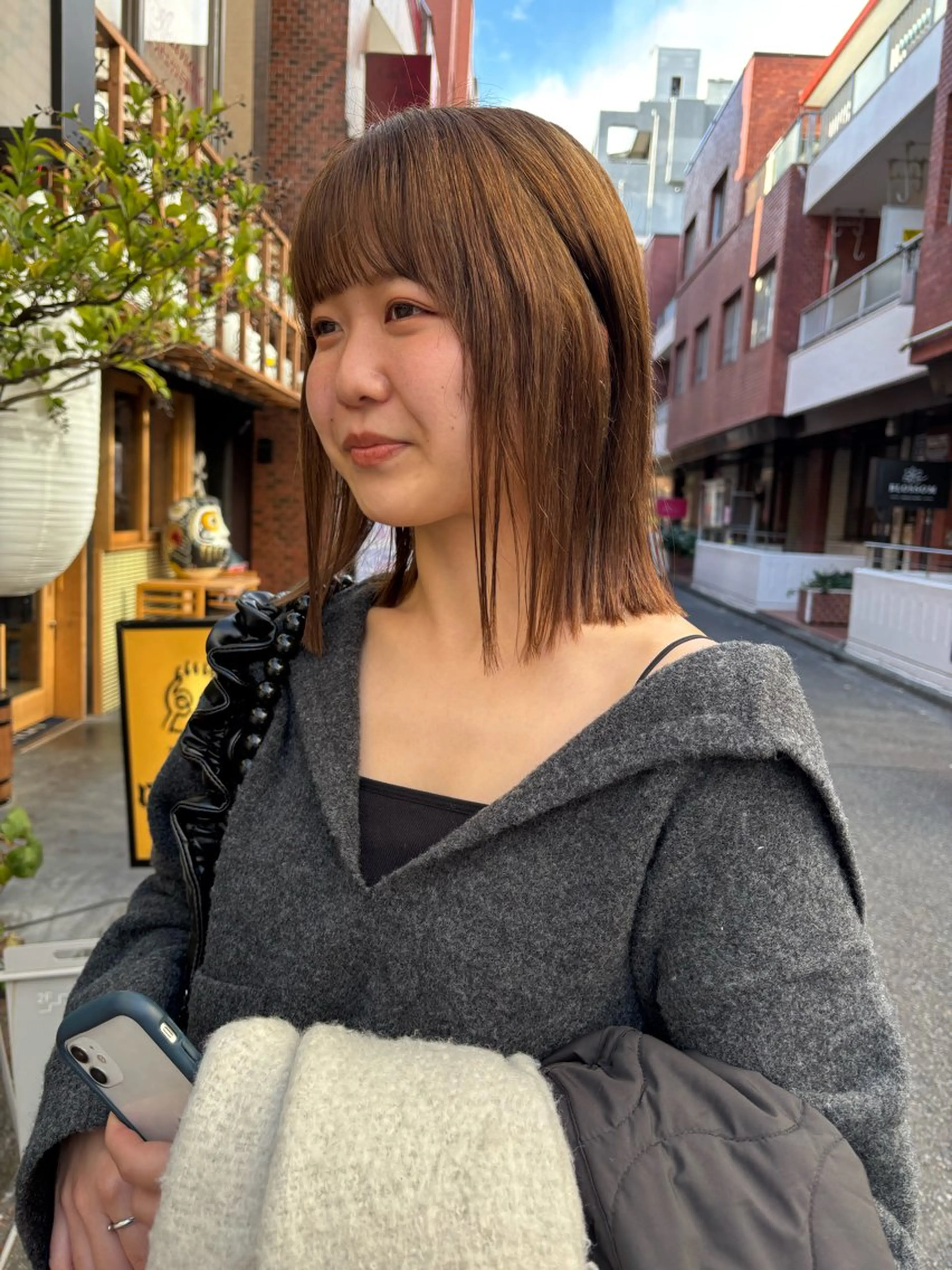 ミディアム カラー ヘアカラー sakura🌸 レイヤー/韓国ヘアのヘアスタイル