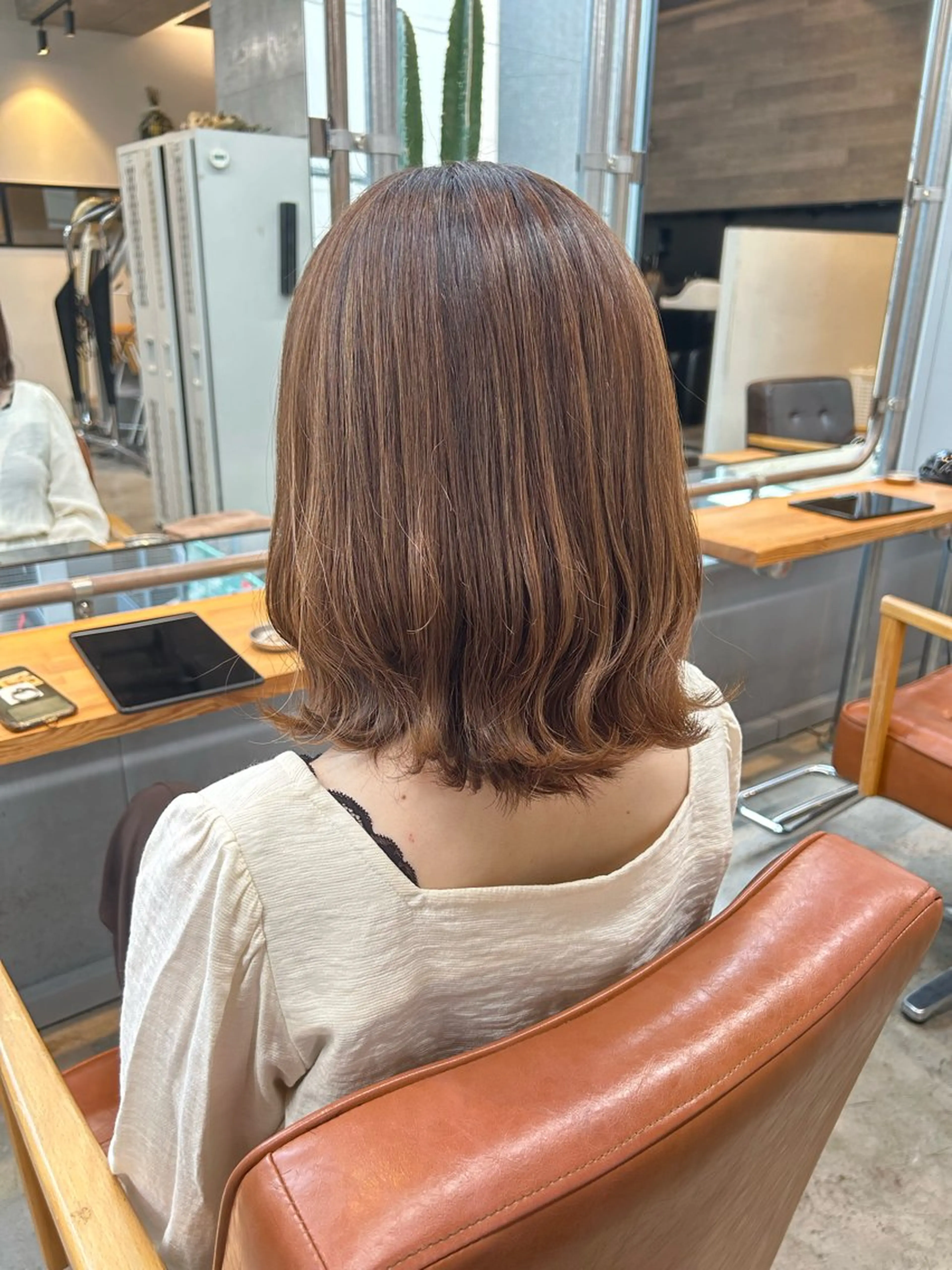 ブリーチなしダブルカラー💛の写真