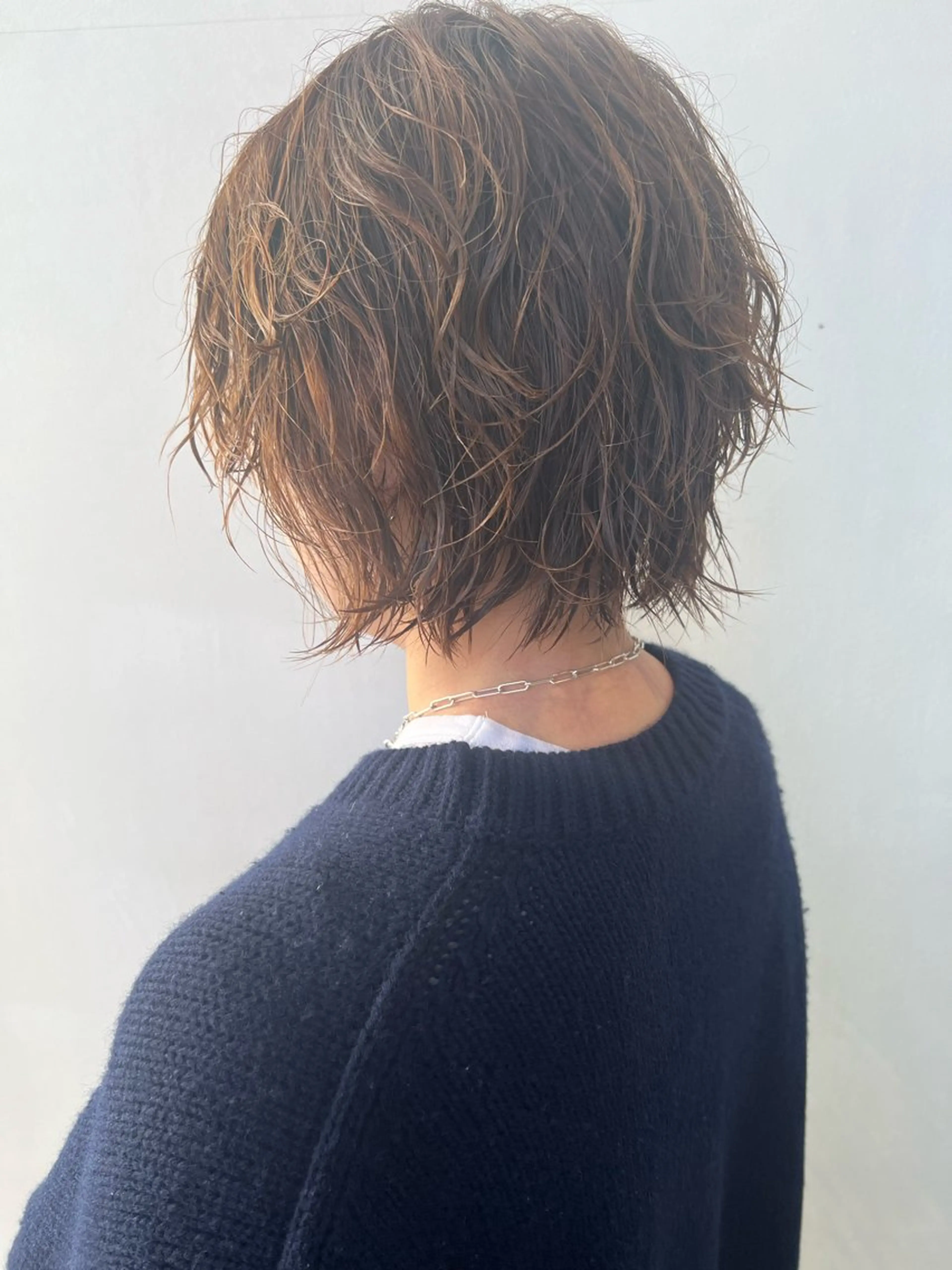 ショート カラー カット ヘアカラー トリートメント IKU ミニボブ名古屋のヘアスタイル