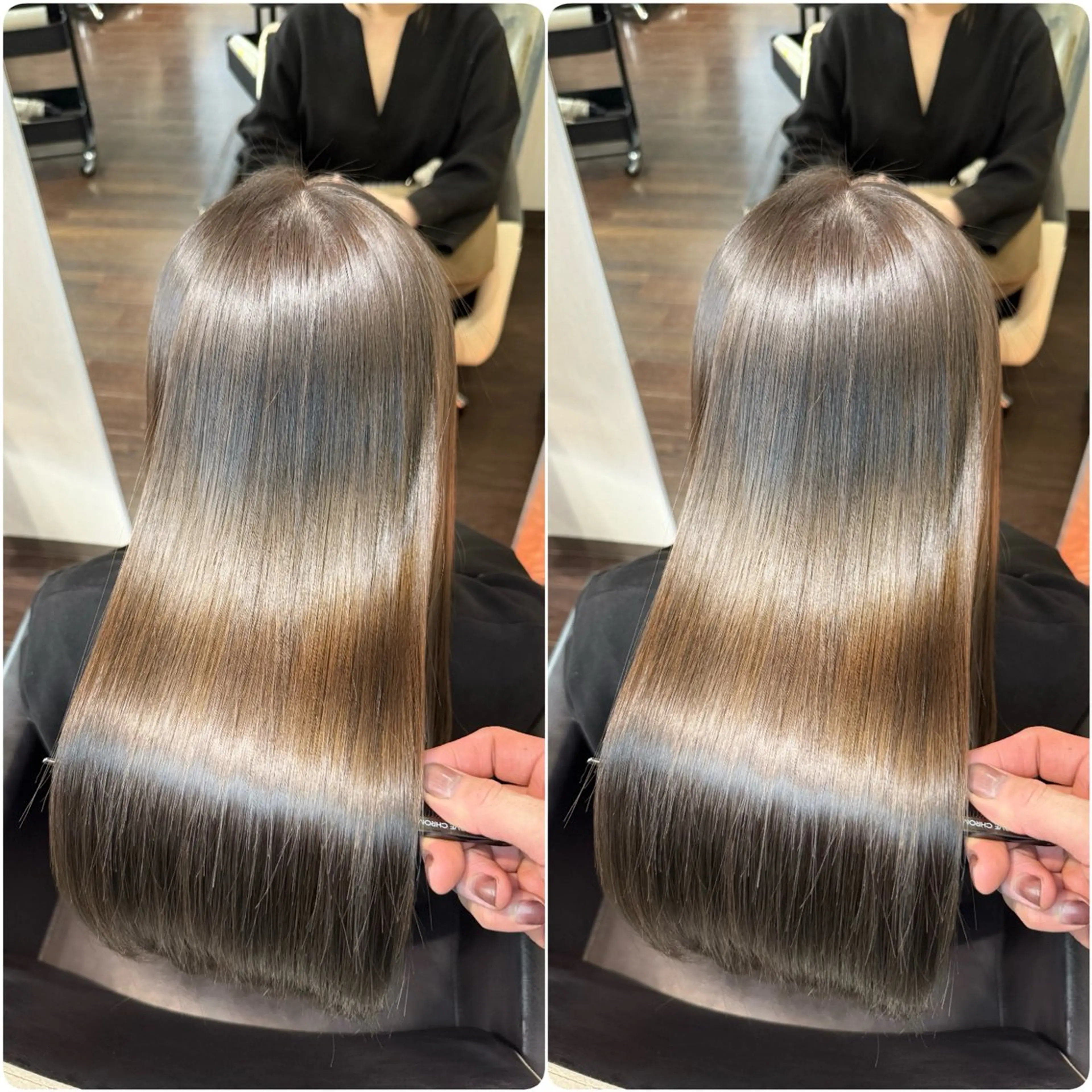 ロング カラー カット ヘアカラー トリートメント ヘッドスパ youres hair 髪質改善トリートメント&ヘッドスパ　新宿EAST所属・🌹ULTOWA🌹 髪質改善/縮毛/店長のヘアスタイル