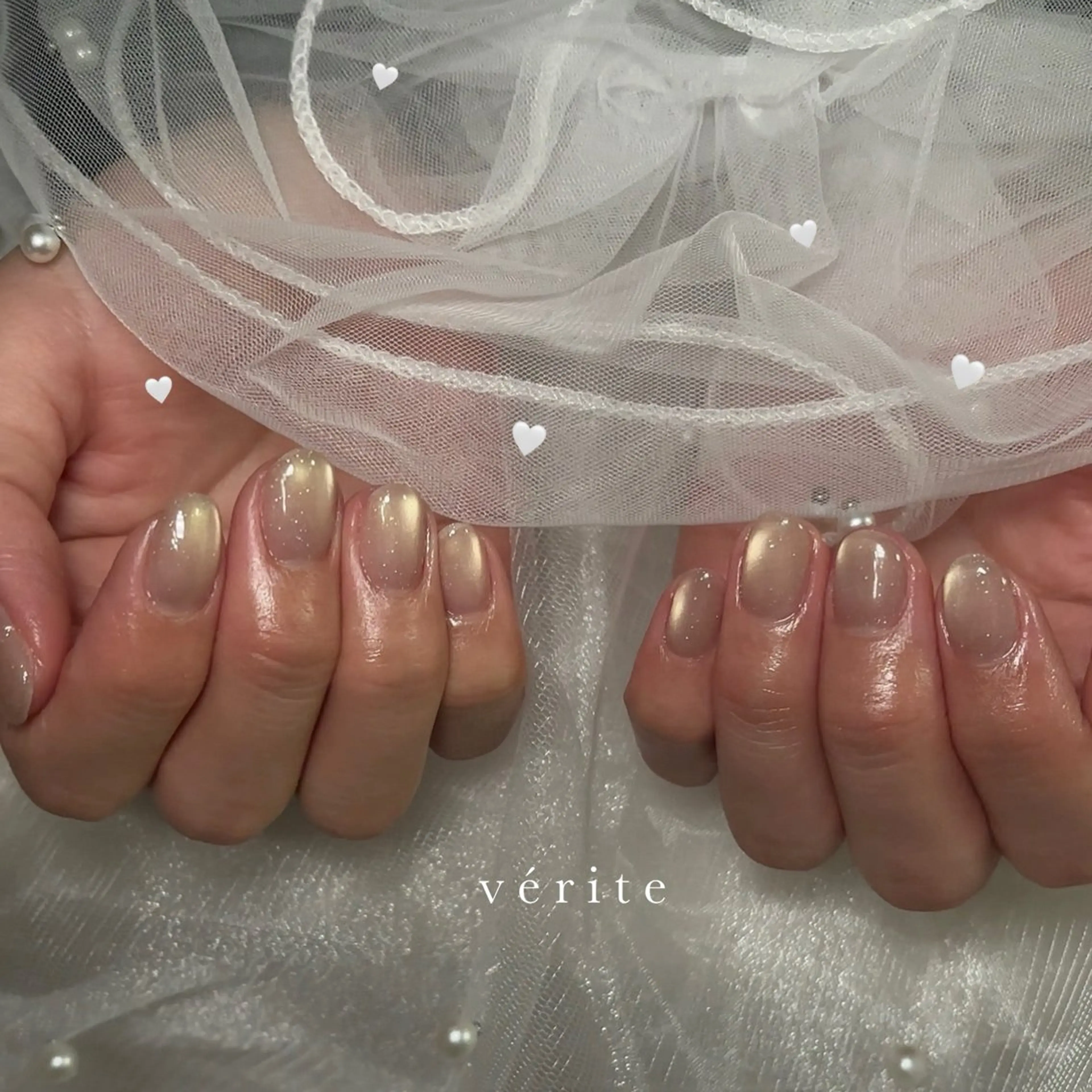 ネイル マグネットネイル ワンカラーネイル verite所属・vérite nailのネイルデザイン