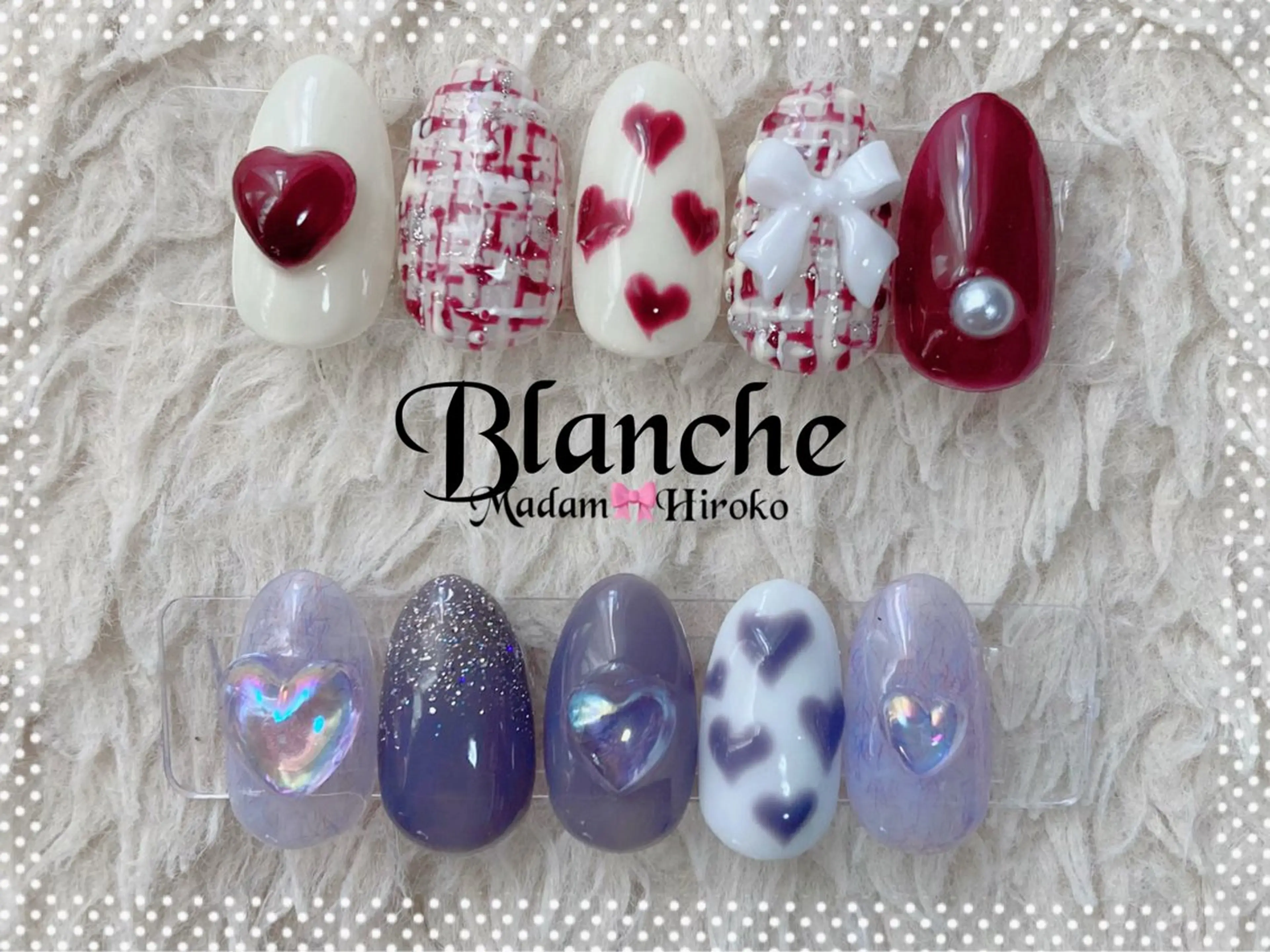 ガーリーネイルの写真