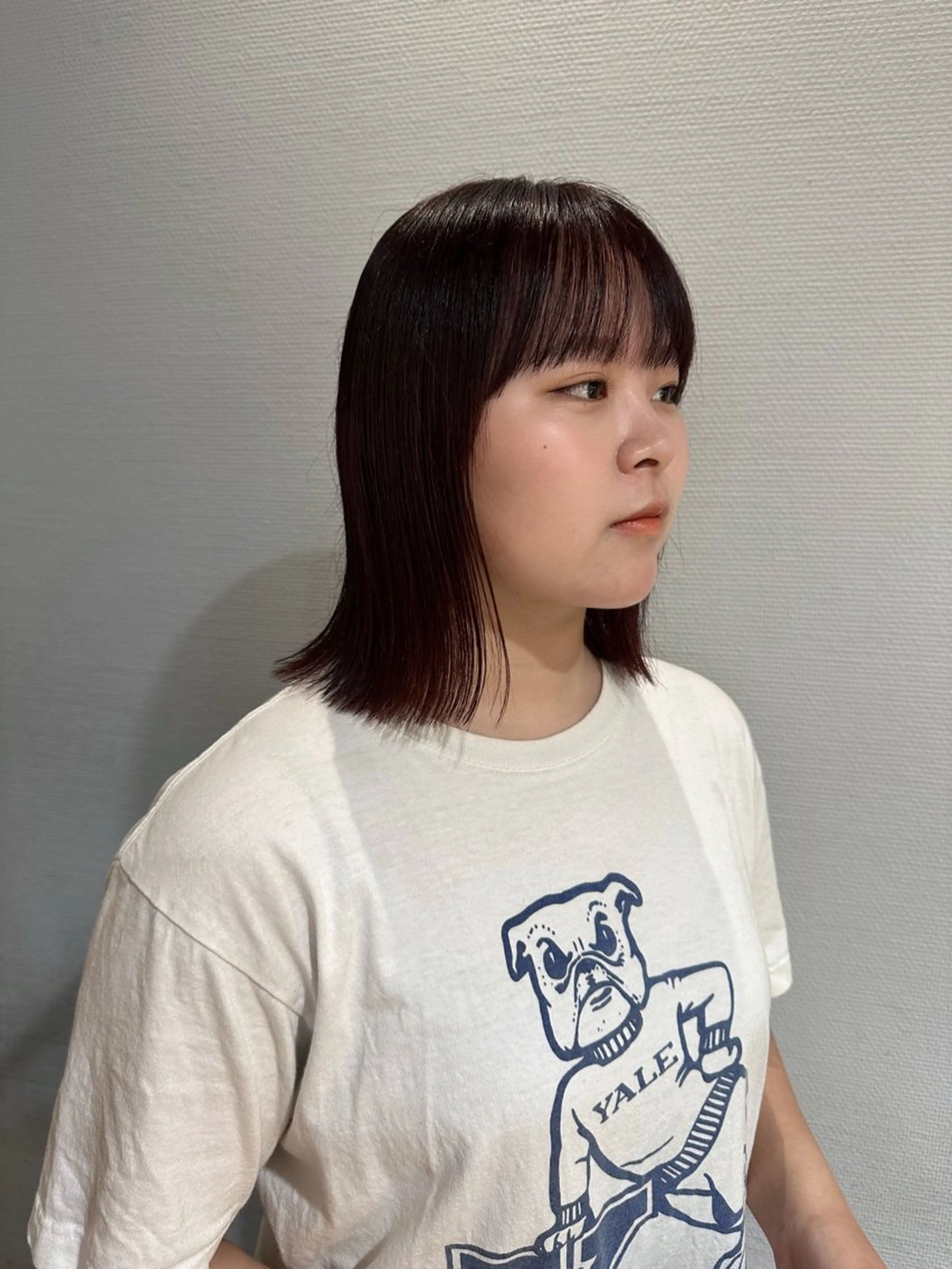 ミディアム カラー カット ヘアカラー トリートメント 塩澤 榛奈のヘアスタイル