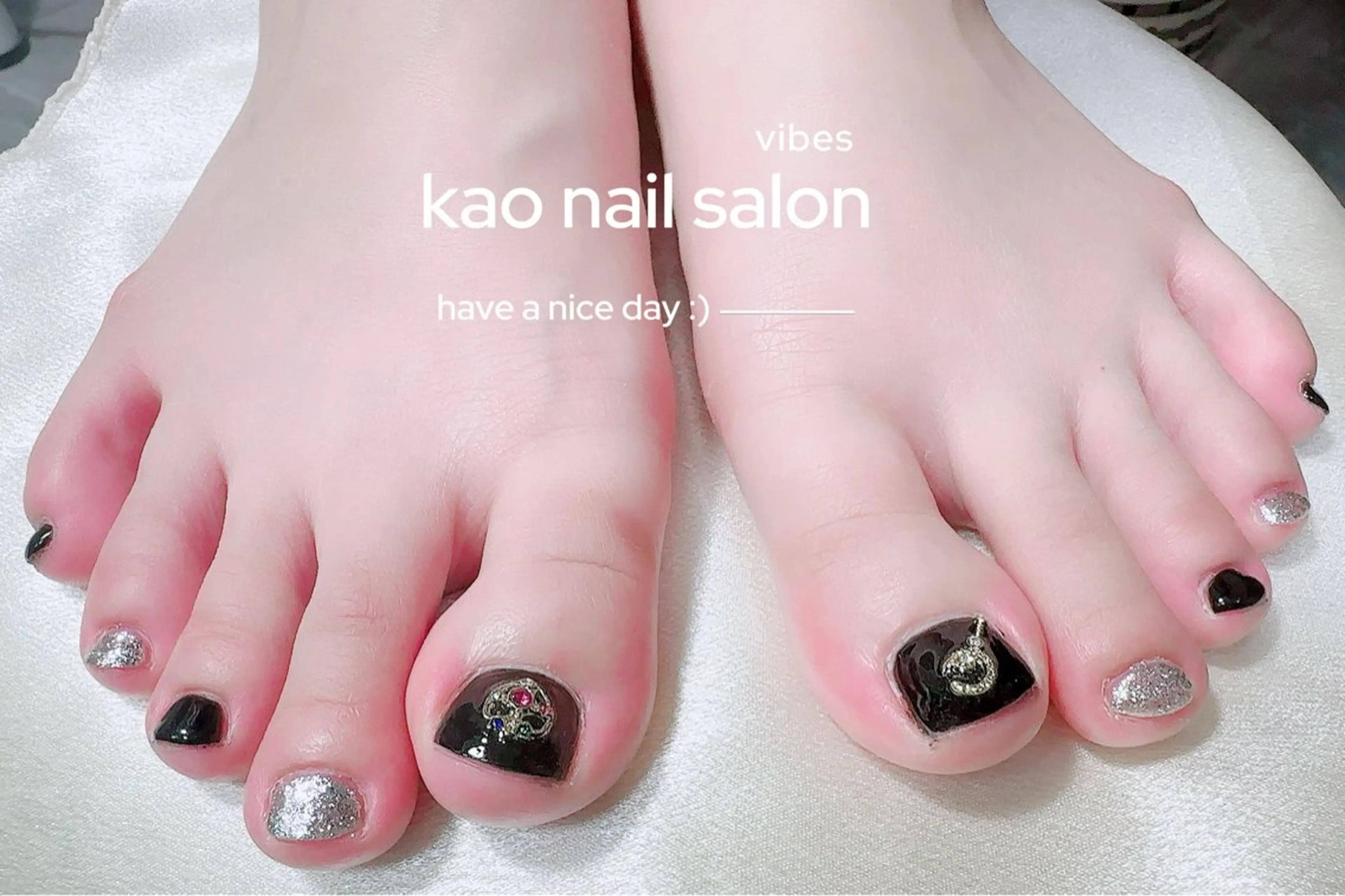 ネイル kao nail マグネット/長さだしのネイルデザイン