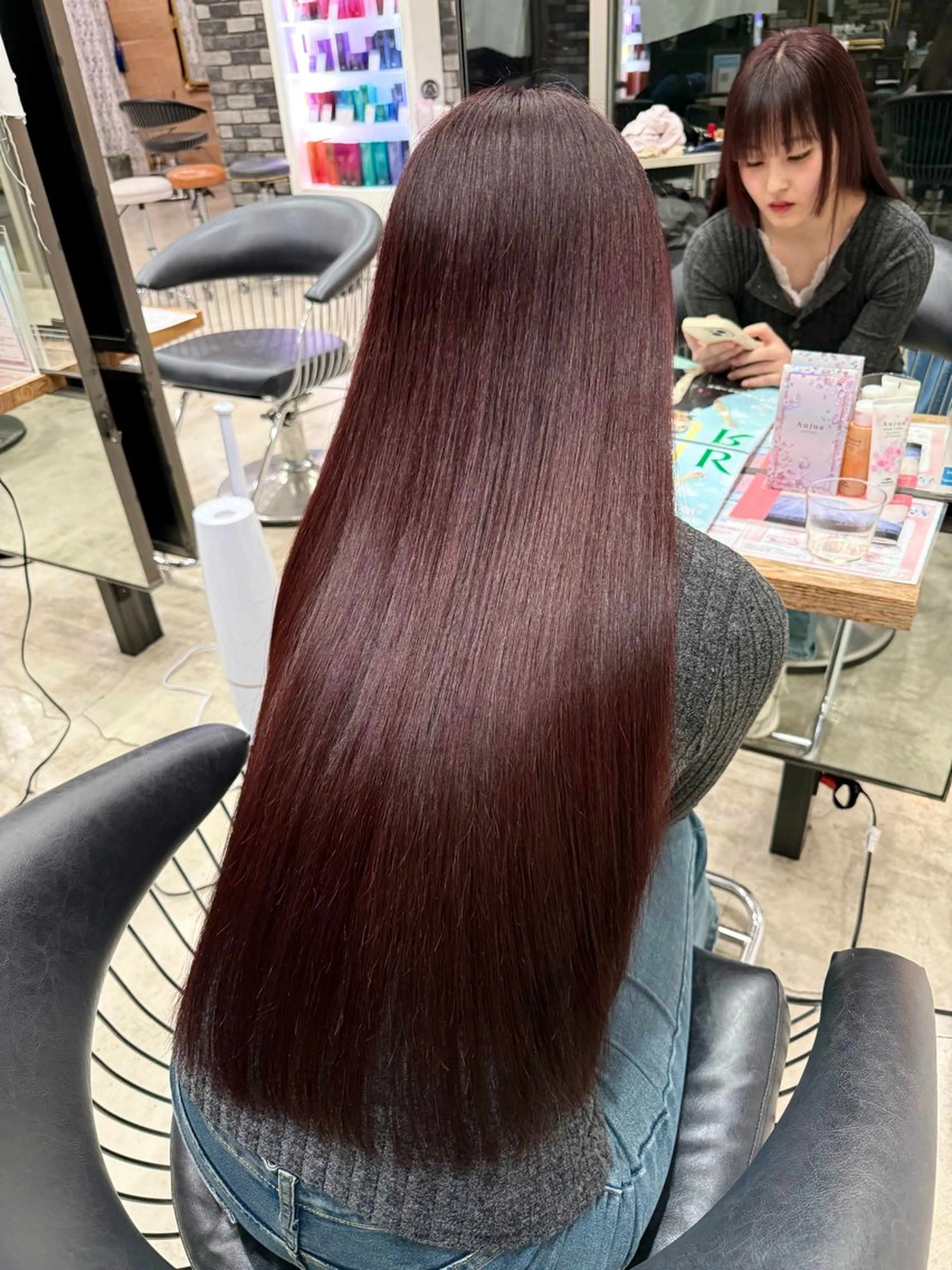 ロング 縮毛矯正 縮毛矯正 ヴァンキャトル所属・芳賀 風斗のヘアスタイル