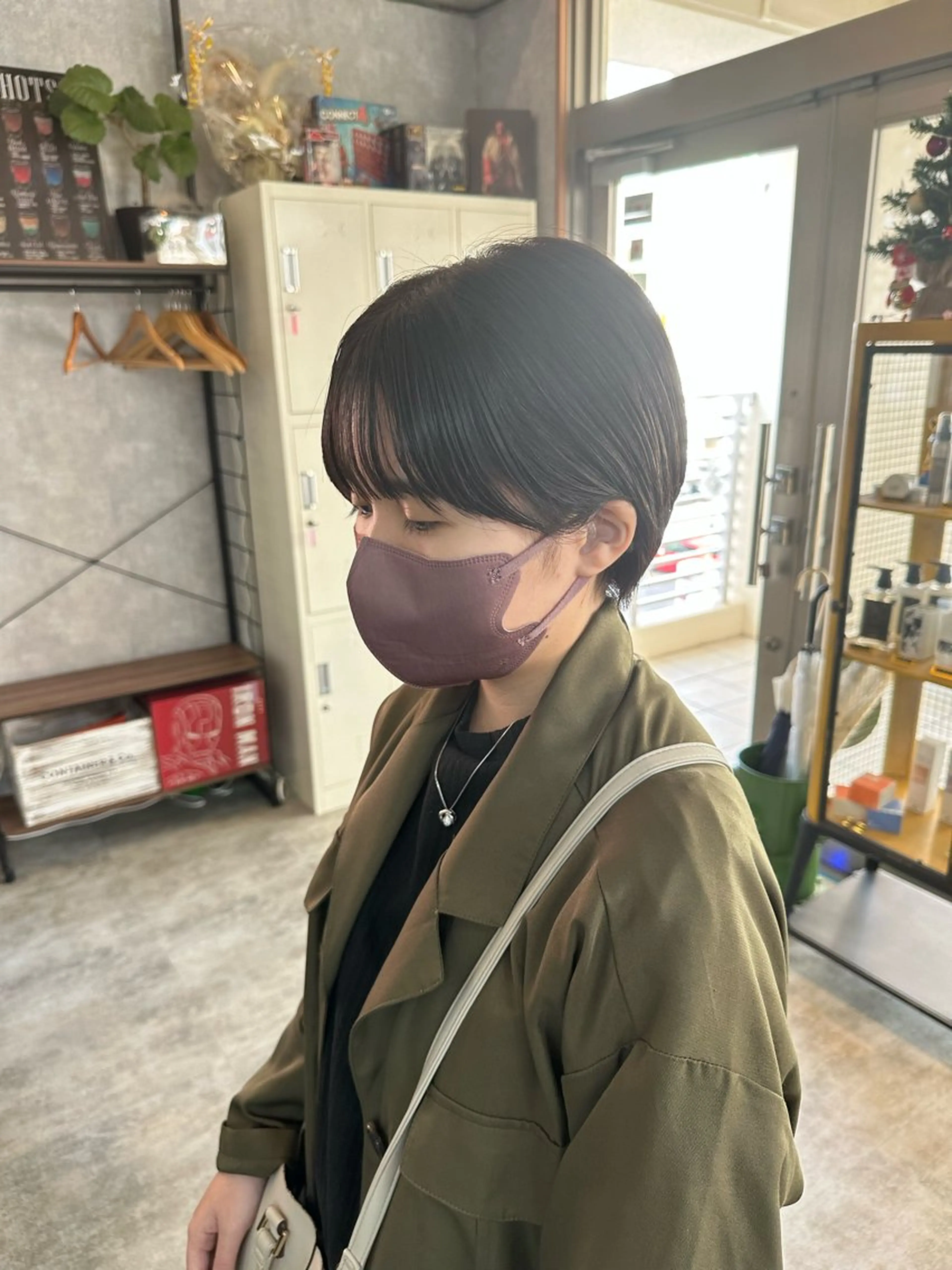 ショート 切りっぱなしボブ ショートボブ ハンサムショート 丸みショート ボブ C’LD hair  produce /シールドヘア所属・モテ髪/ボブ/ショー ト/アダチフウトのヘアスタイル