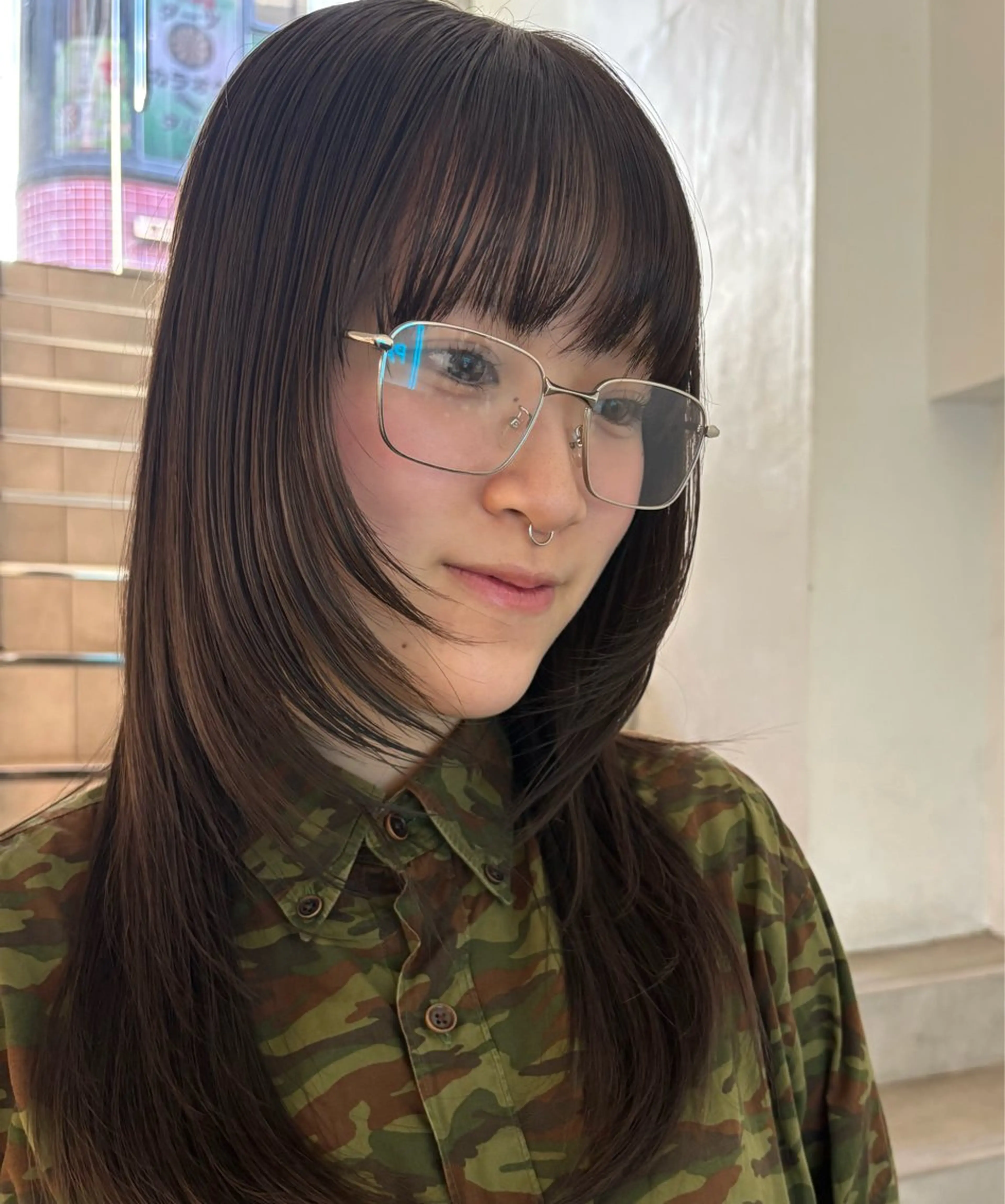 カラー 暖色カラー/ ネイル momo🍀☆*:°のネイルデザイン