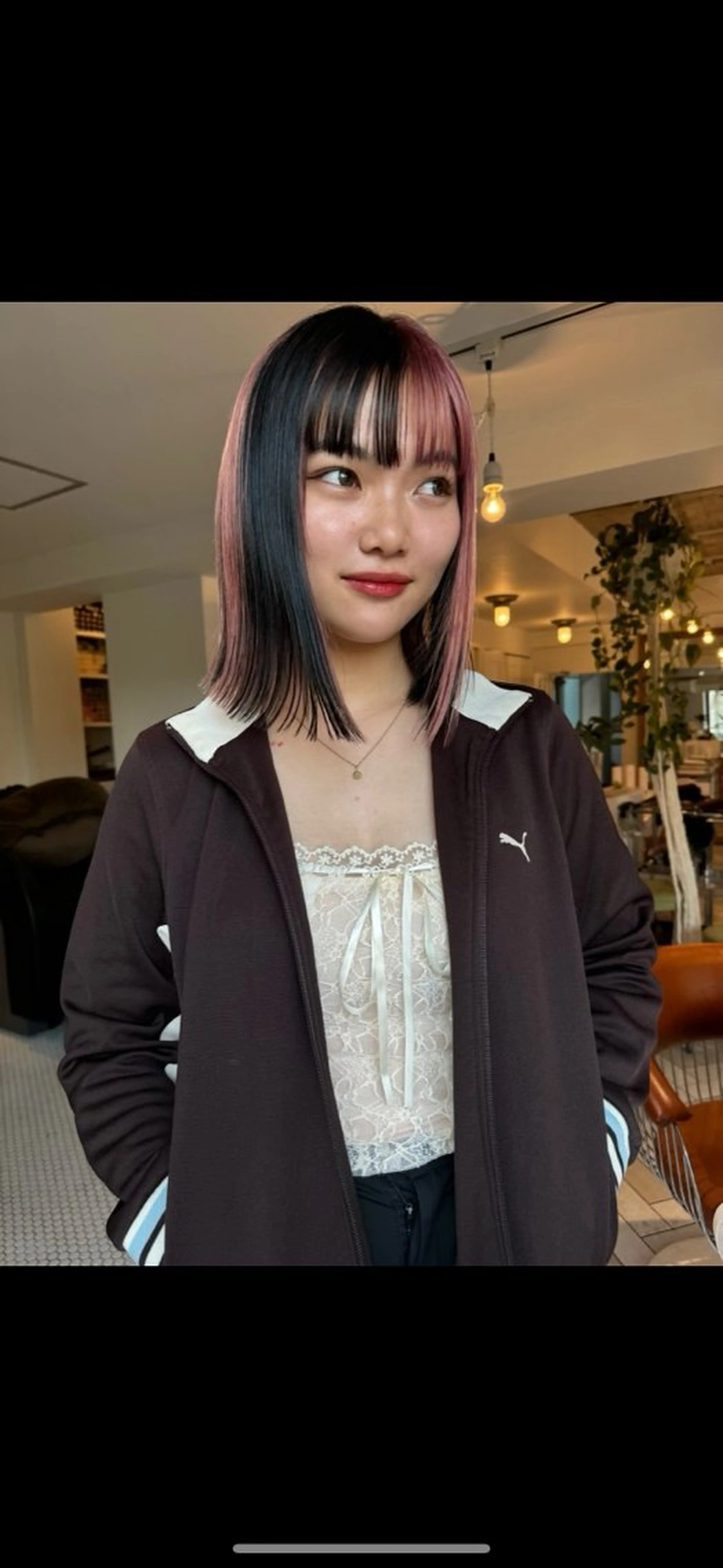 カラー ヘアカラー ブリーチカラー🎀 韓国風/寺門美優のヘアスタイル