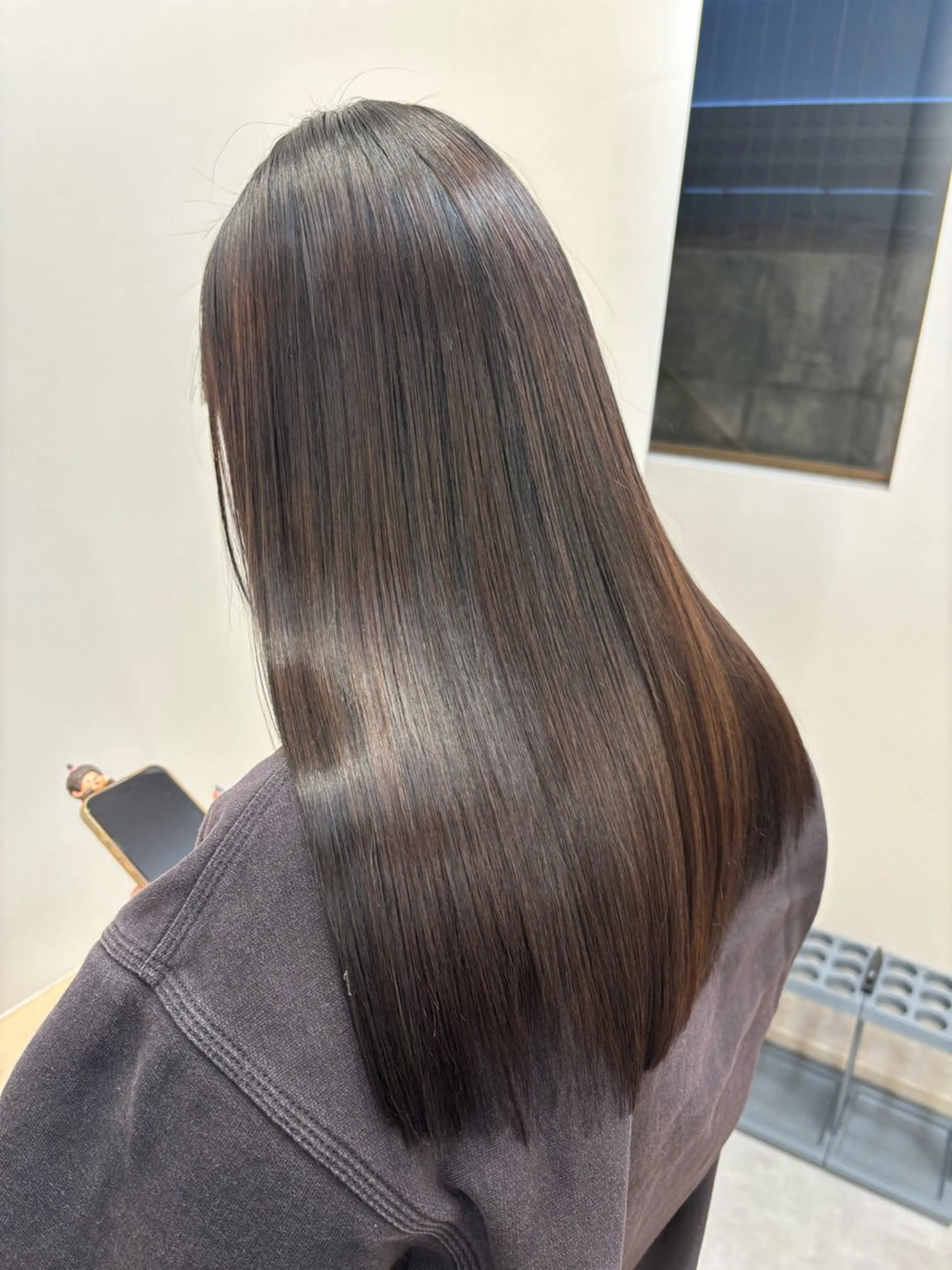 セミロング トリートメント トリートメント とき/髪質改善/透明 感カラー☘️のヘアスタイル