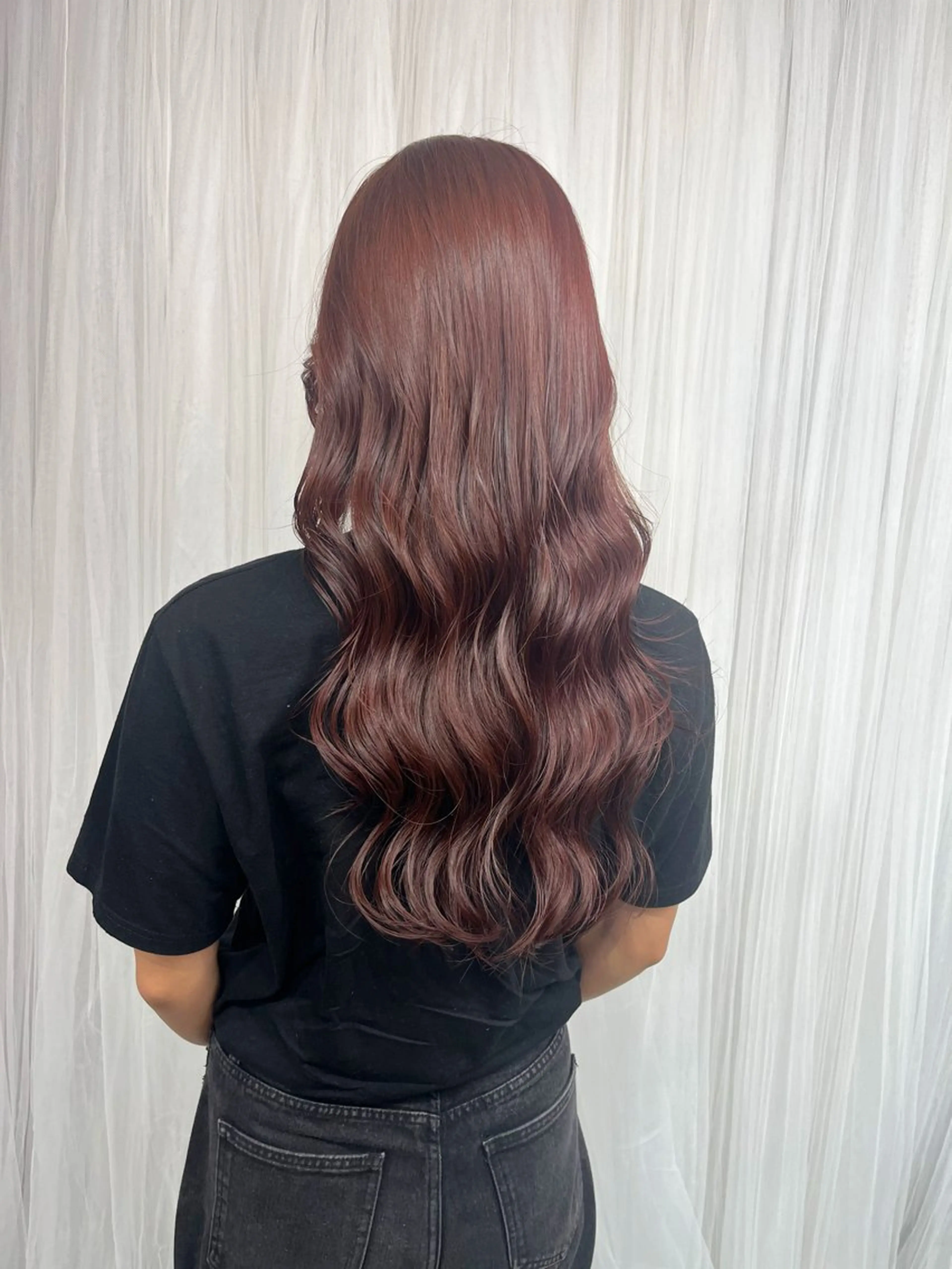 ロング カラー ヘアカラー 伊藤 由妃乃のヘアスタイル