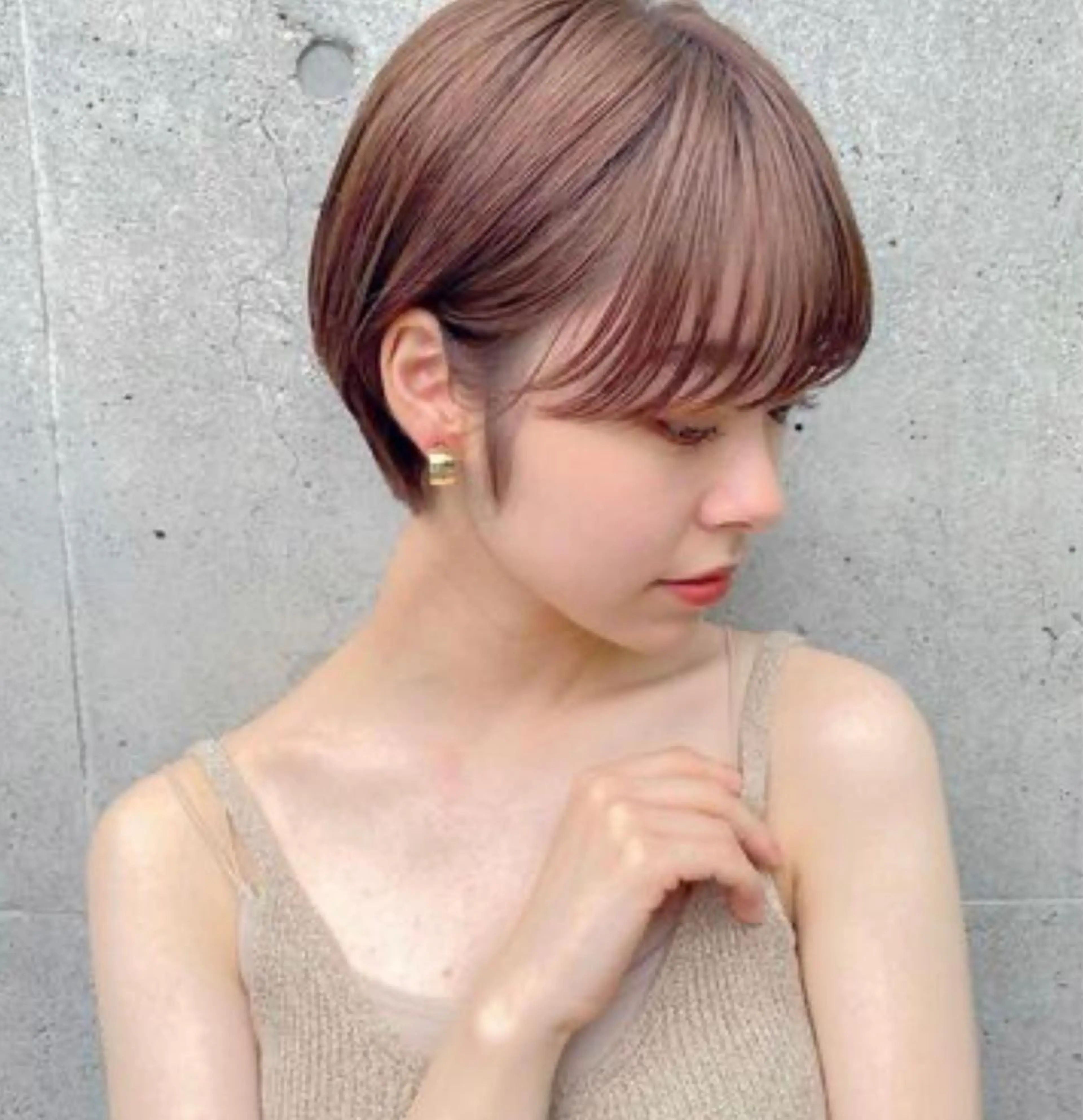 ショート 柴田 日菜子のヘアスタイル