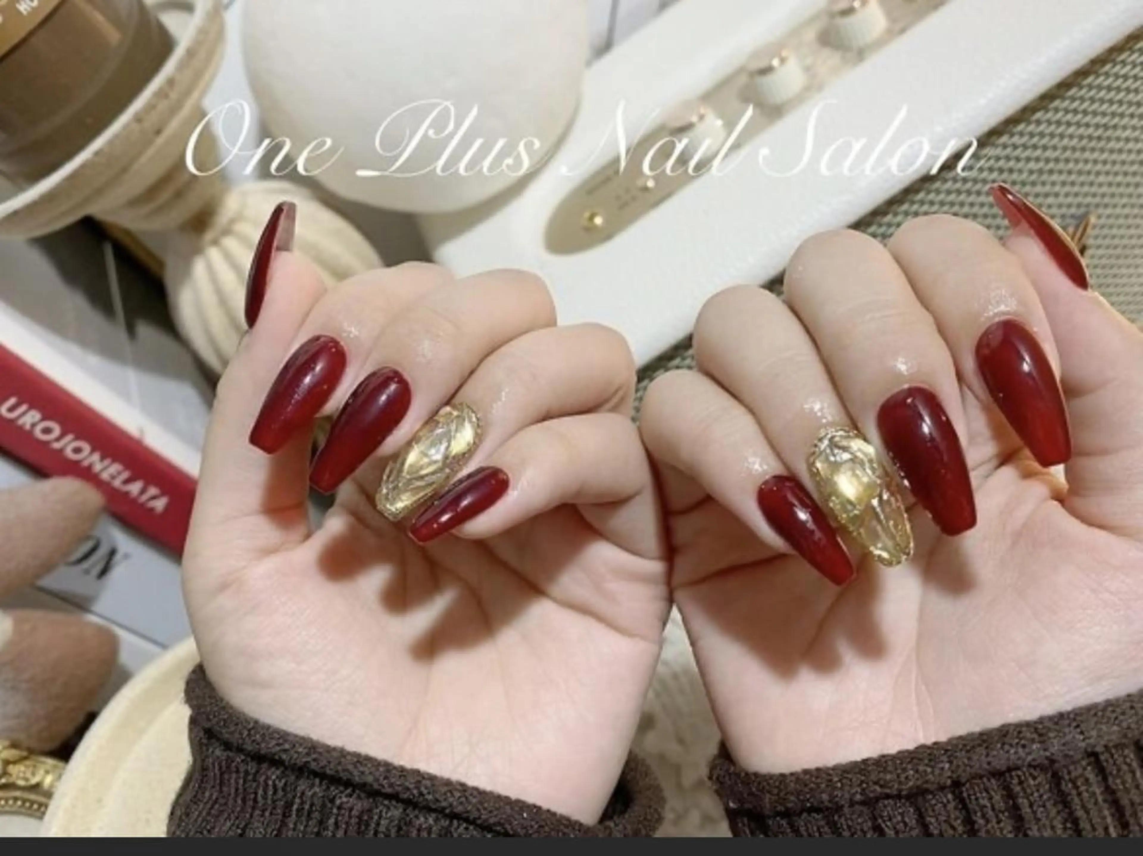 ネイル ジェルネイル キラキラネイル 韓国ネイル ラメ(グリッター) マグネットネイル One plus StudioNailのネイルデザイン