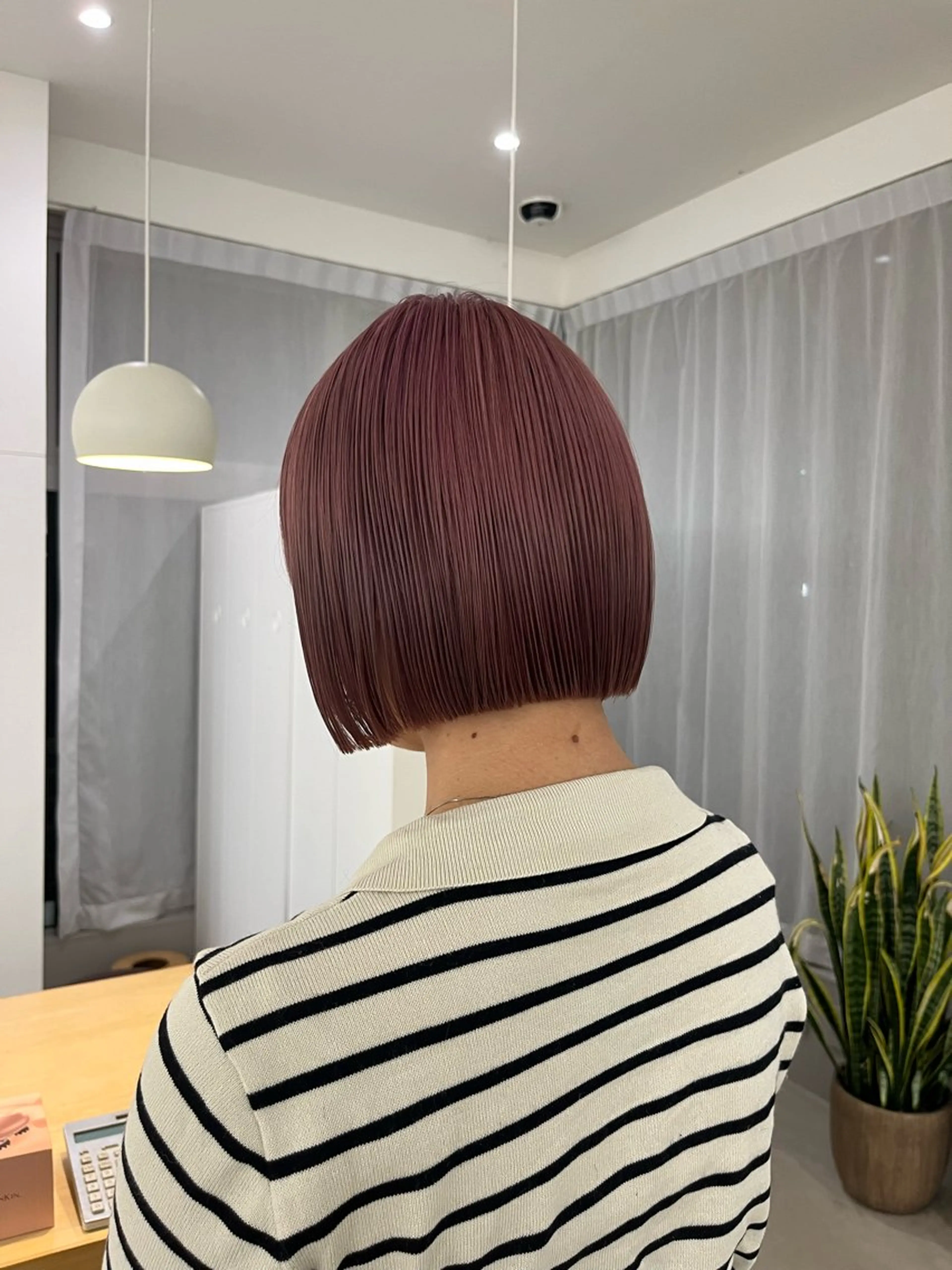 ショート カット ヘアカラー トリートメント 瀬長なおみ U too e'sのヘアスタイル