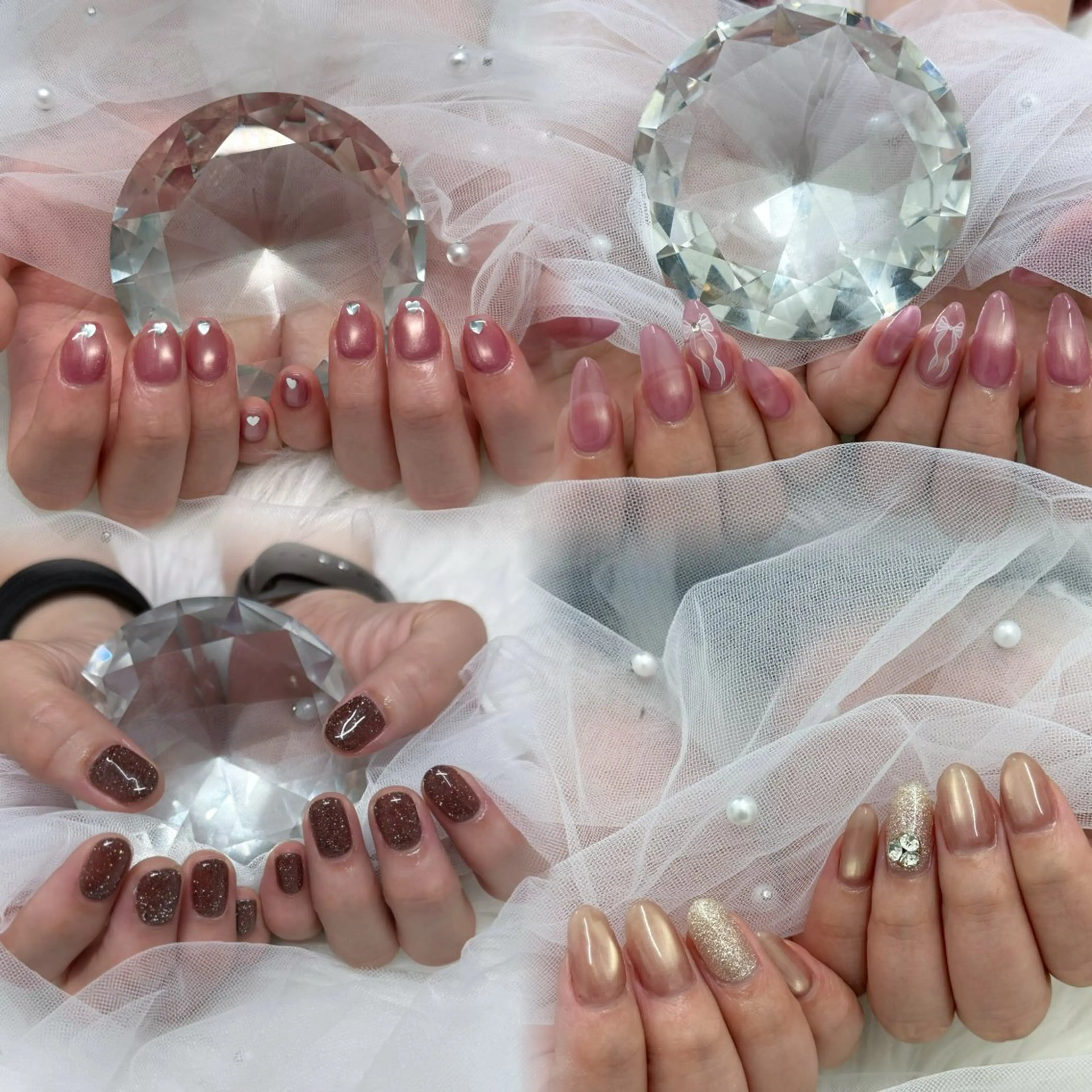 マグネットフラッシュネイルパーツつけ放題¥5200の写真