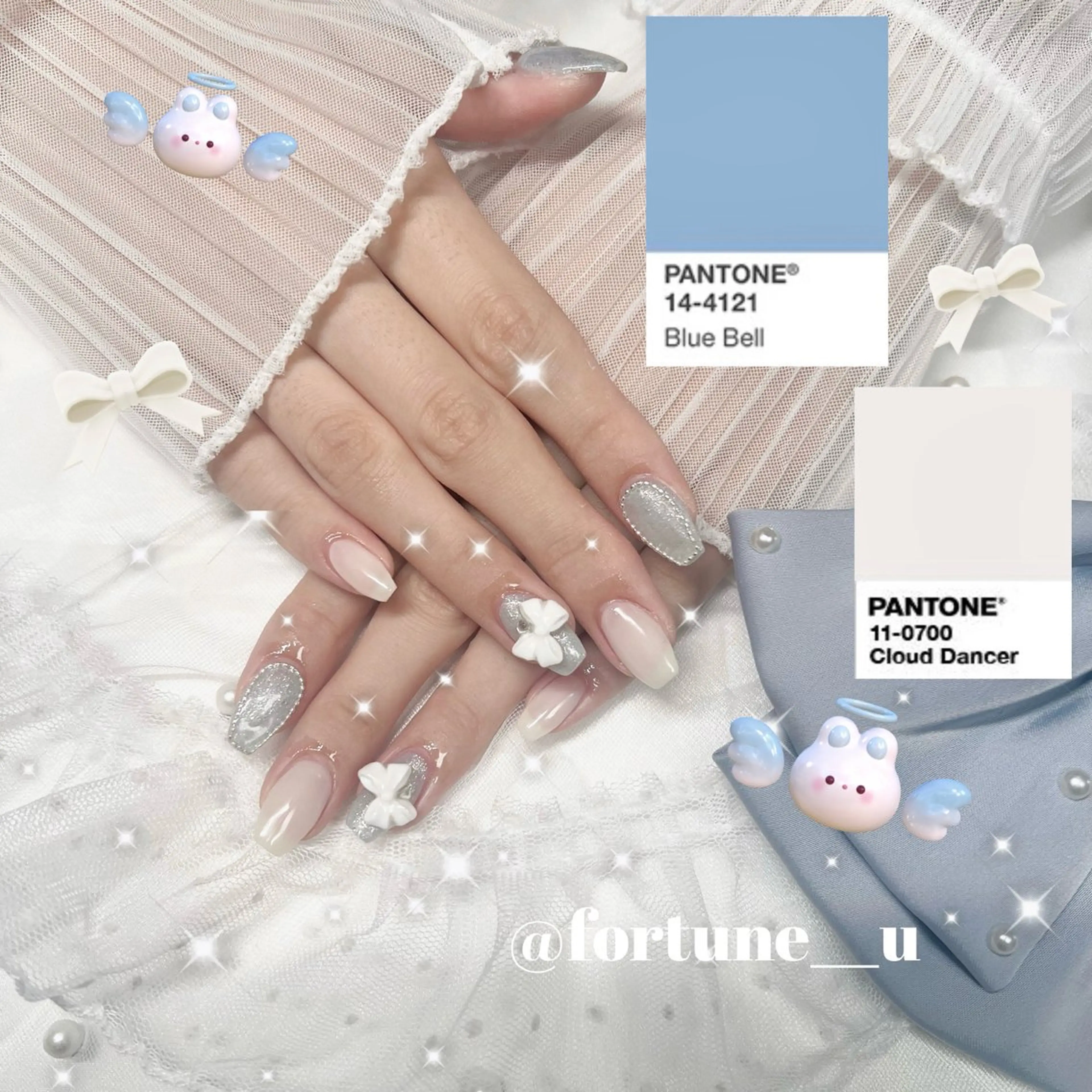 ネイル ガーリー 韓国ネイル オフィスネイル シンプルネイル ワンホンネイル ハンドネイル 💜 Yuuna💜のネイルデザイン