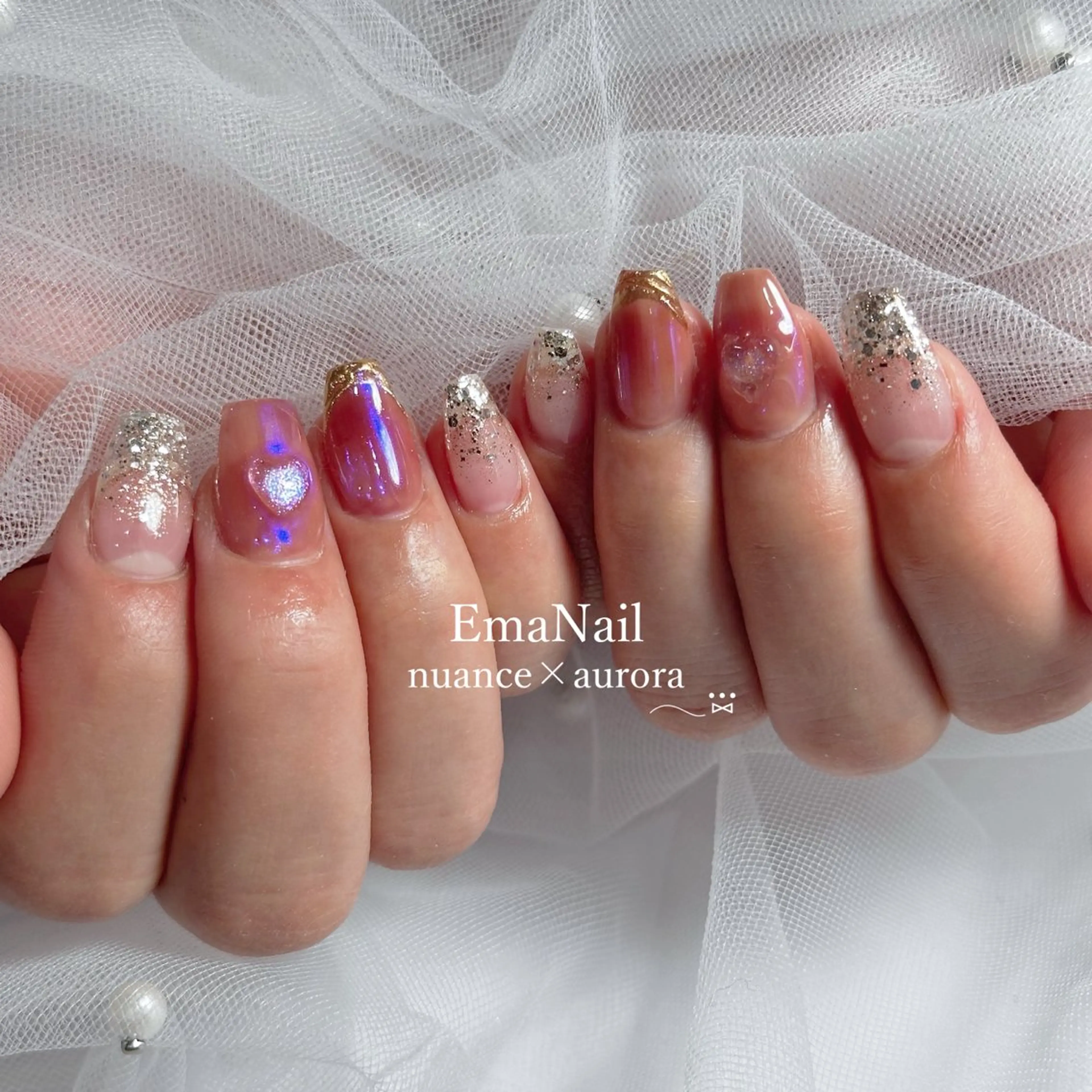 ネイル EmaNail豊中 🎀SANAのネイルデザイン