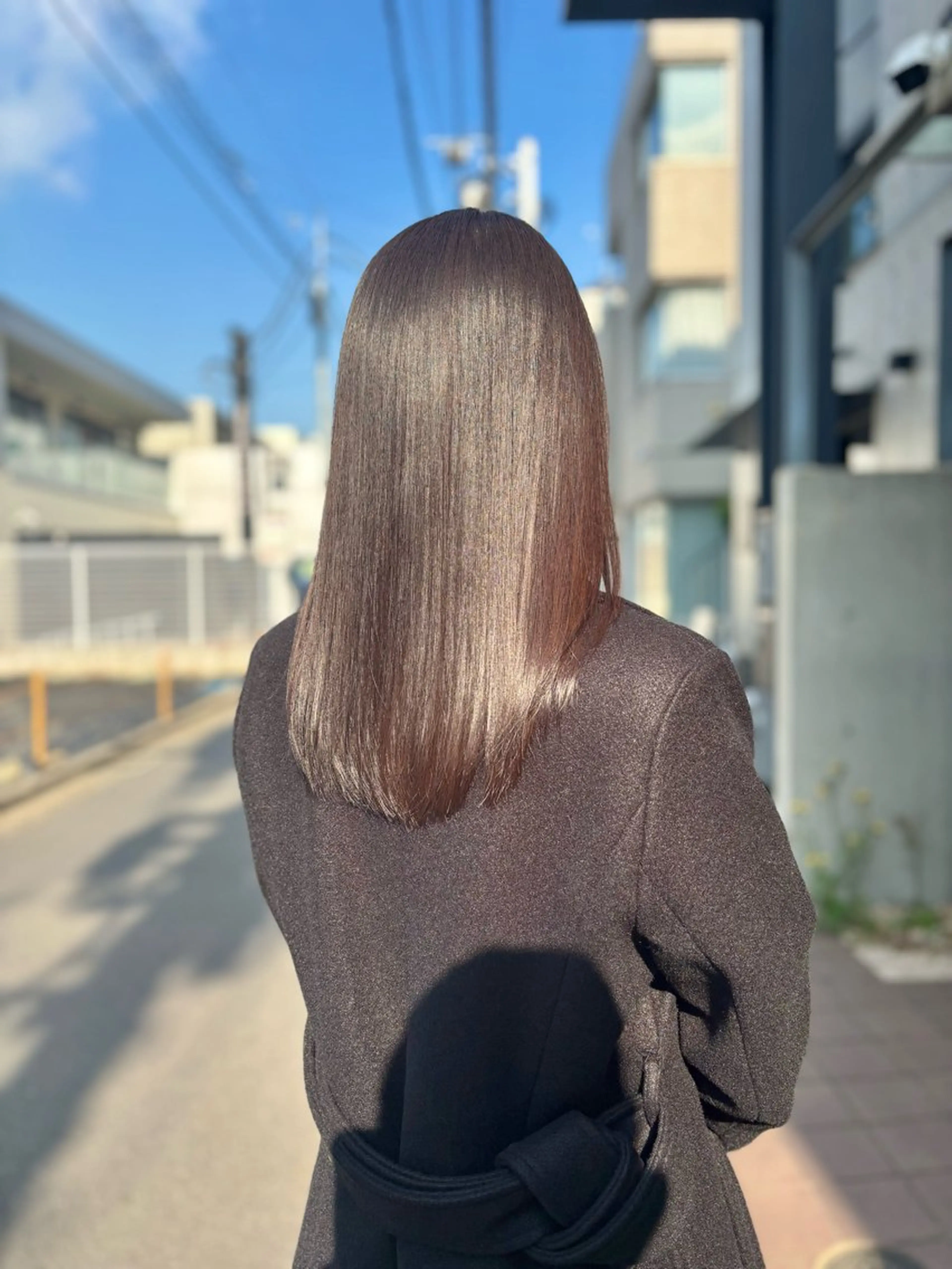 ミディアム カラー パーマ 髪質改善 縮毛矯正 トリートメント カット 縮毛矯正 トリートメント ショートボブ縮毛矯正 髪質改善のプロ山道潤のヘアスタイル