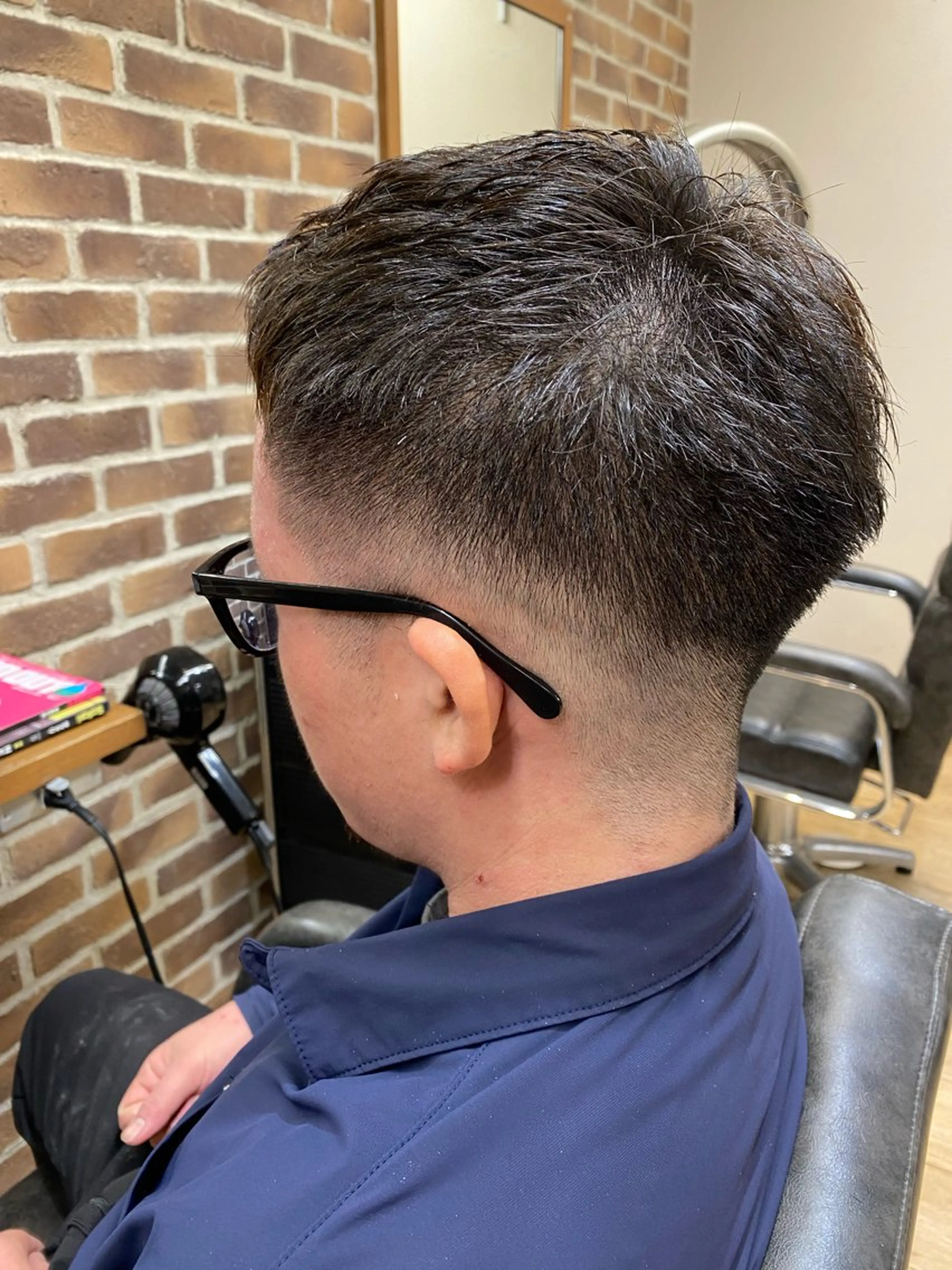 メンズ フェードカット カット 國分 伸也のヘアスタイル