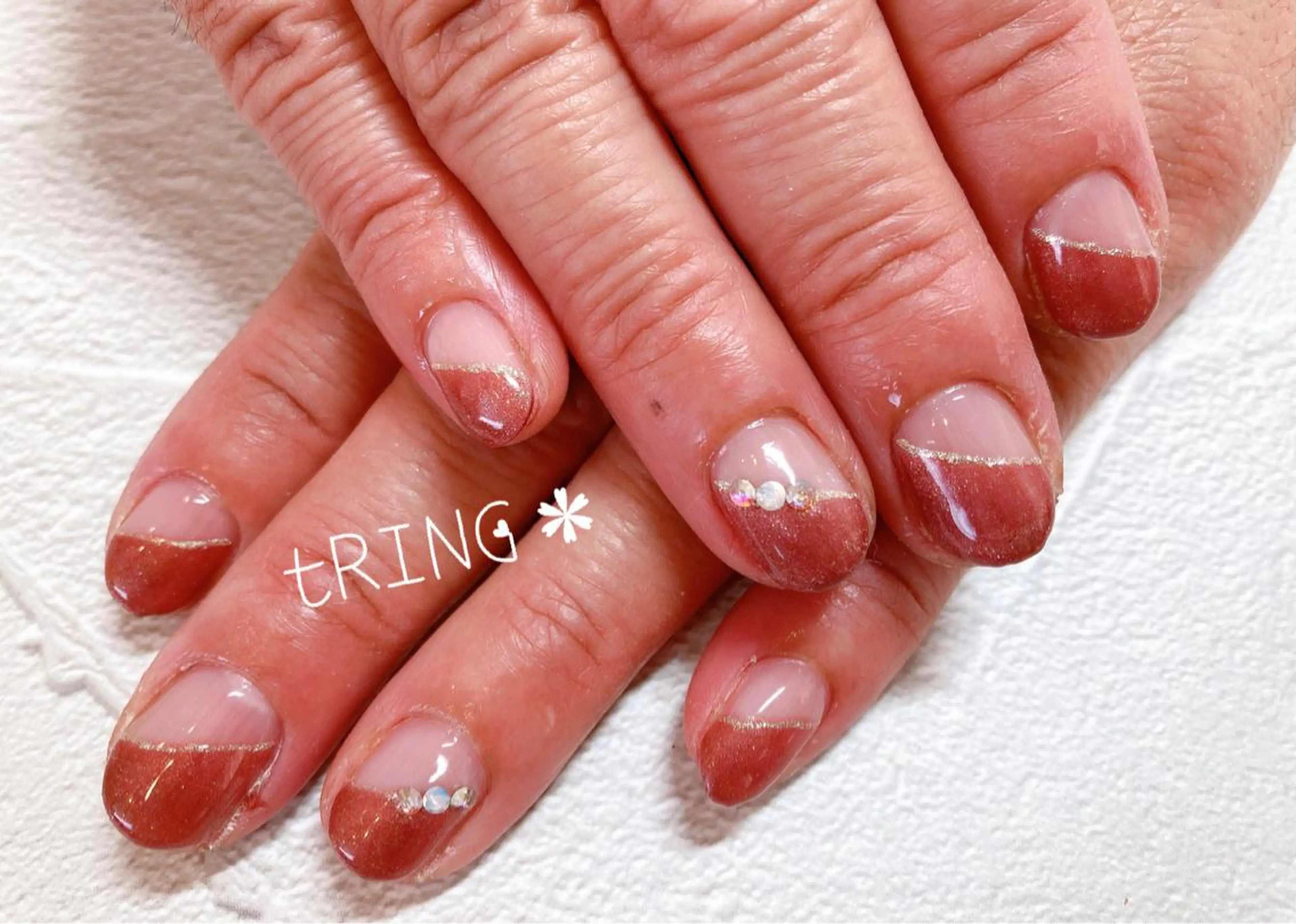 ネイル ハンドネイル tRING＊ しいの木台のネイルデザイン