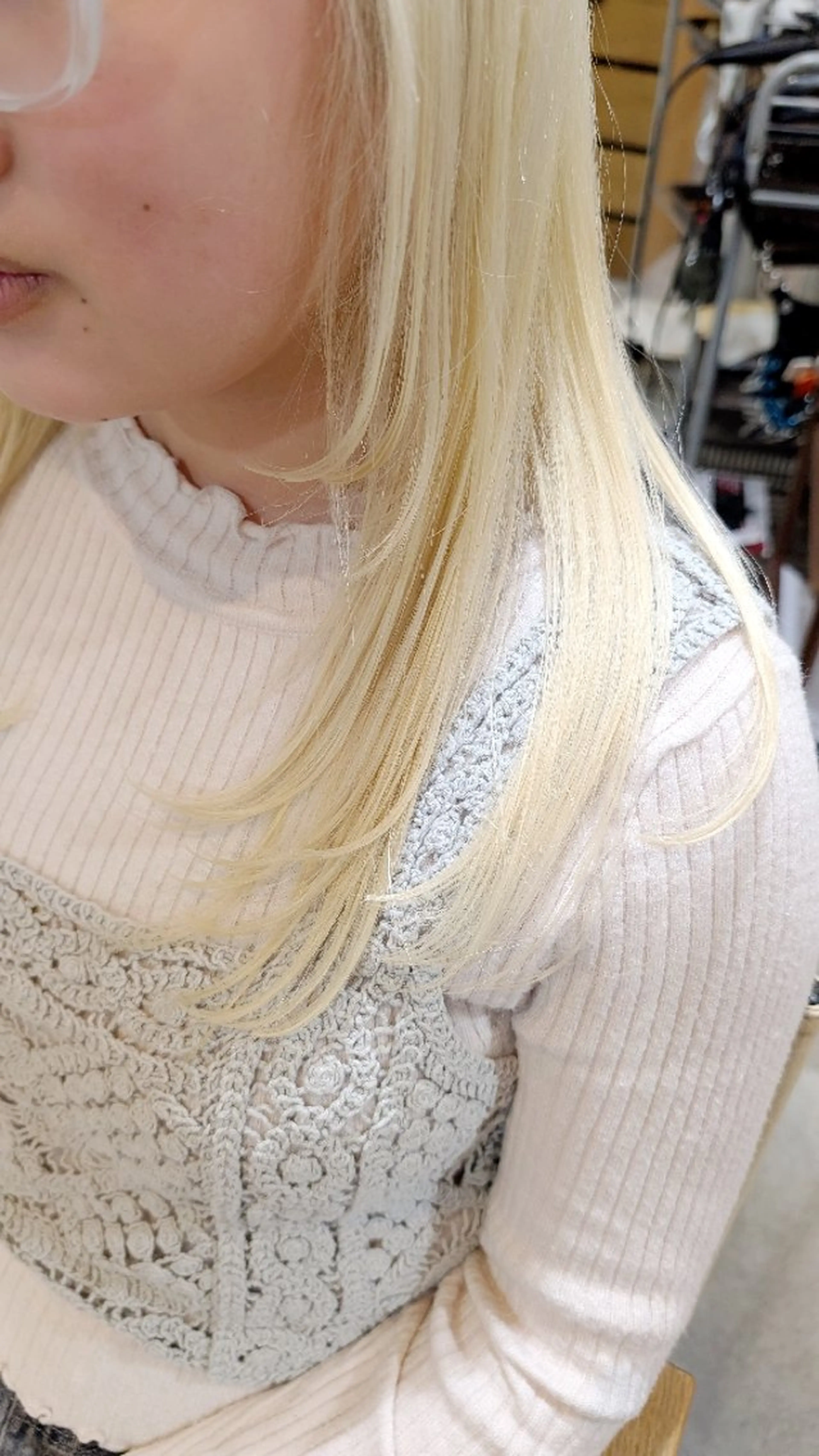 ロング ボブ 顔周りカット レイヤーカット 【女性限定】 shioriのヘアスタイル