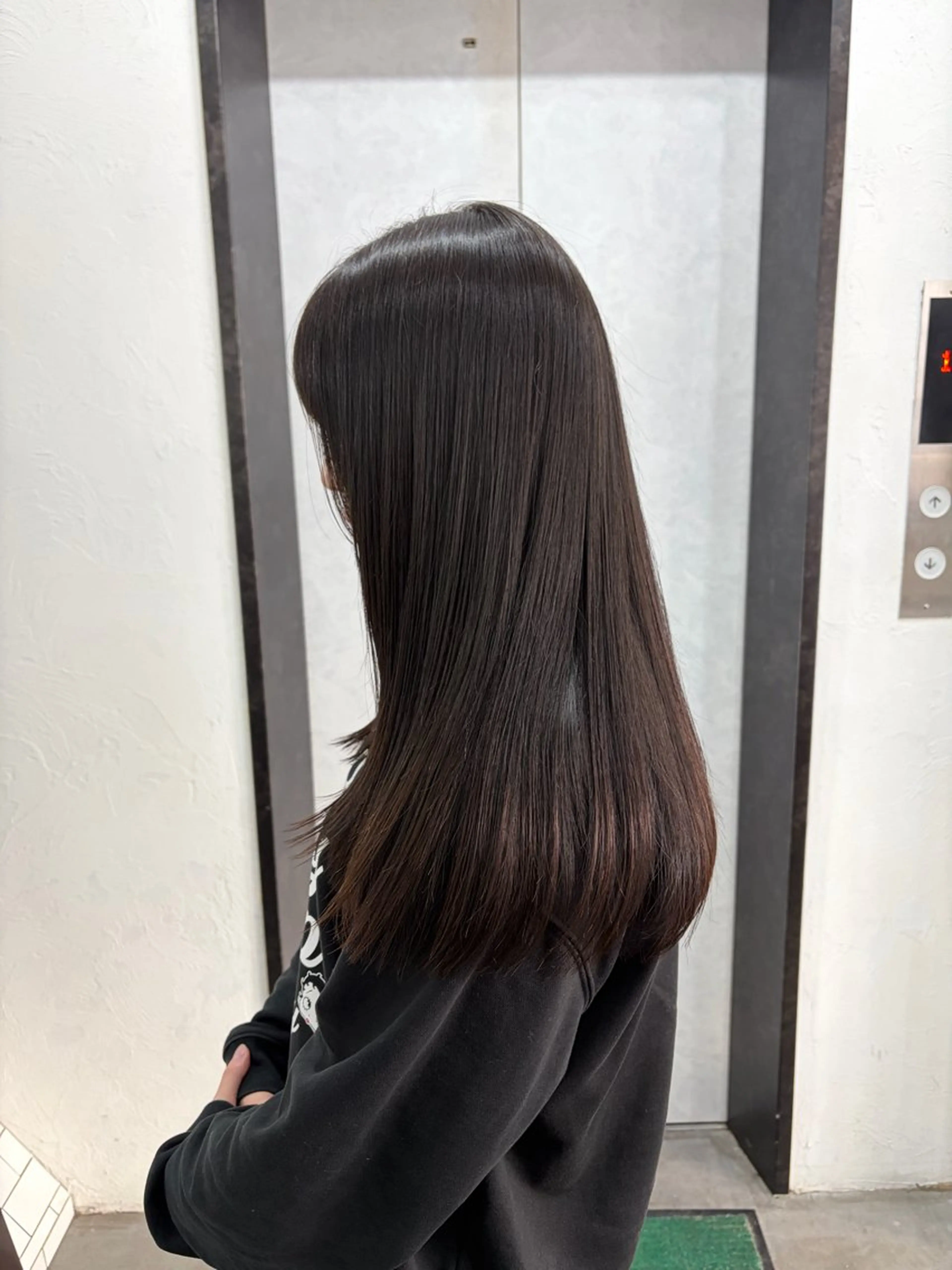 ロング 縮毛矯正 妙見 知洋のヘアスタイル
