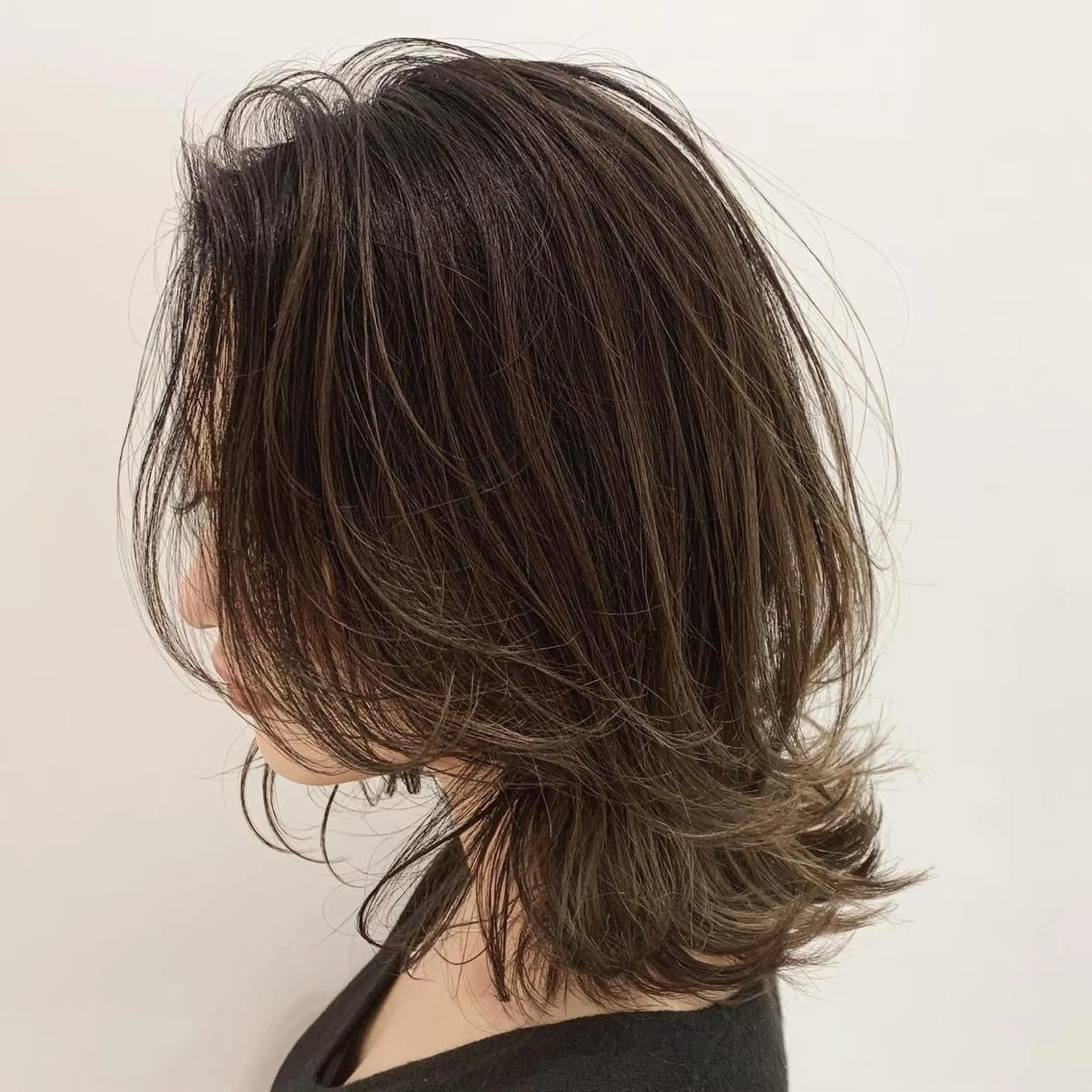 ミディアム カラー ヘアアレンジ 指名支持率NO.1 スタイリストのヘアスタイル