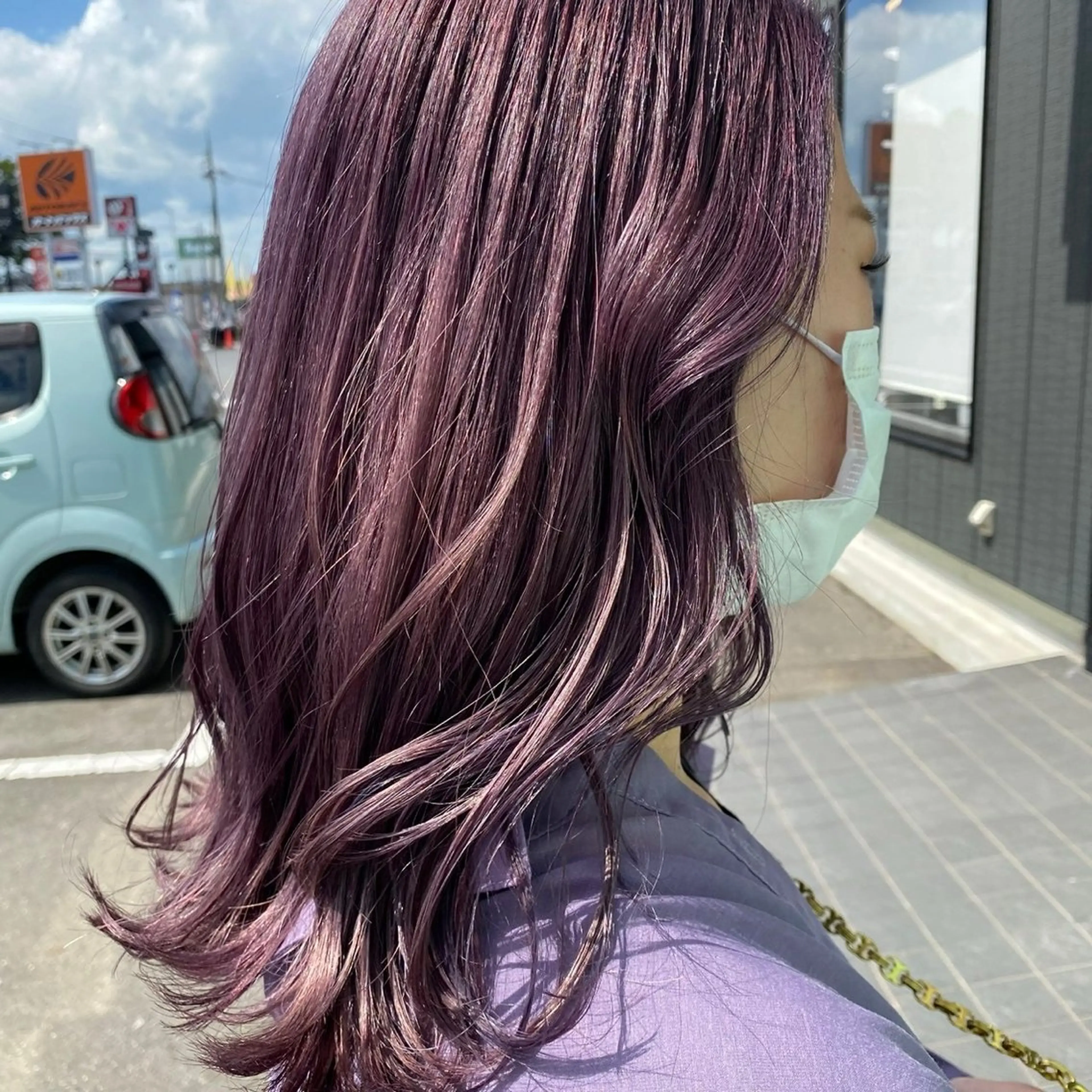 セミロング カラー トップスタイリスト 🖤sachikaのヘアスタイル