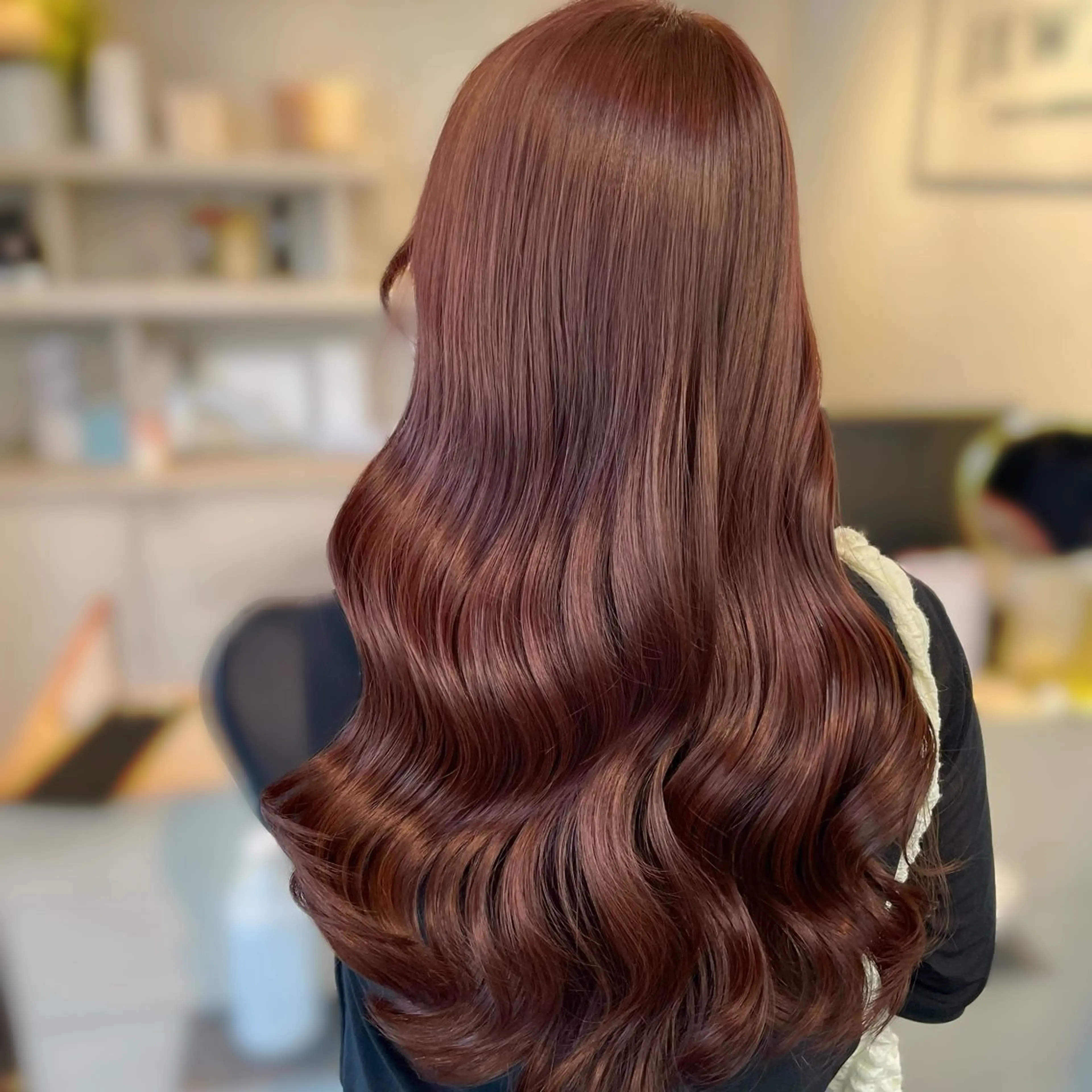 ロング カラー カット ヘアカラー トリートメント kana ブリーチなしカラー✨のヘアスタイル