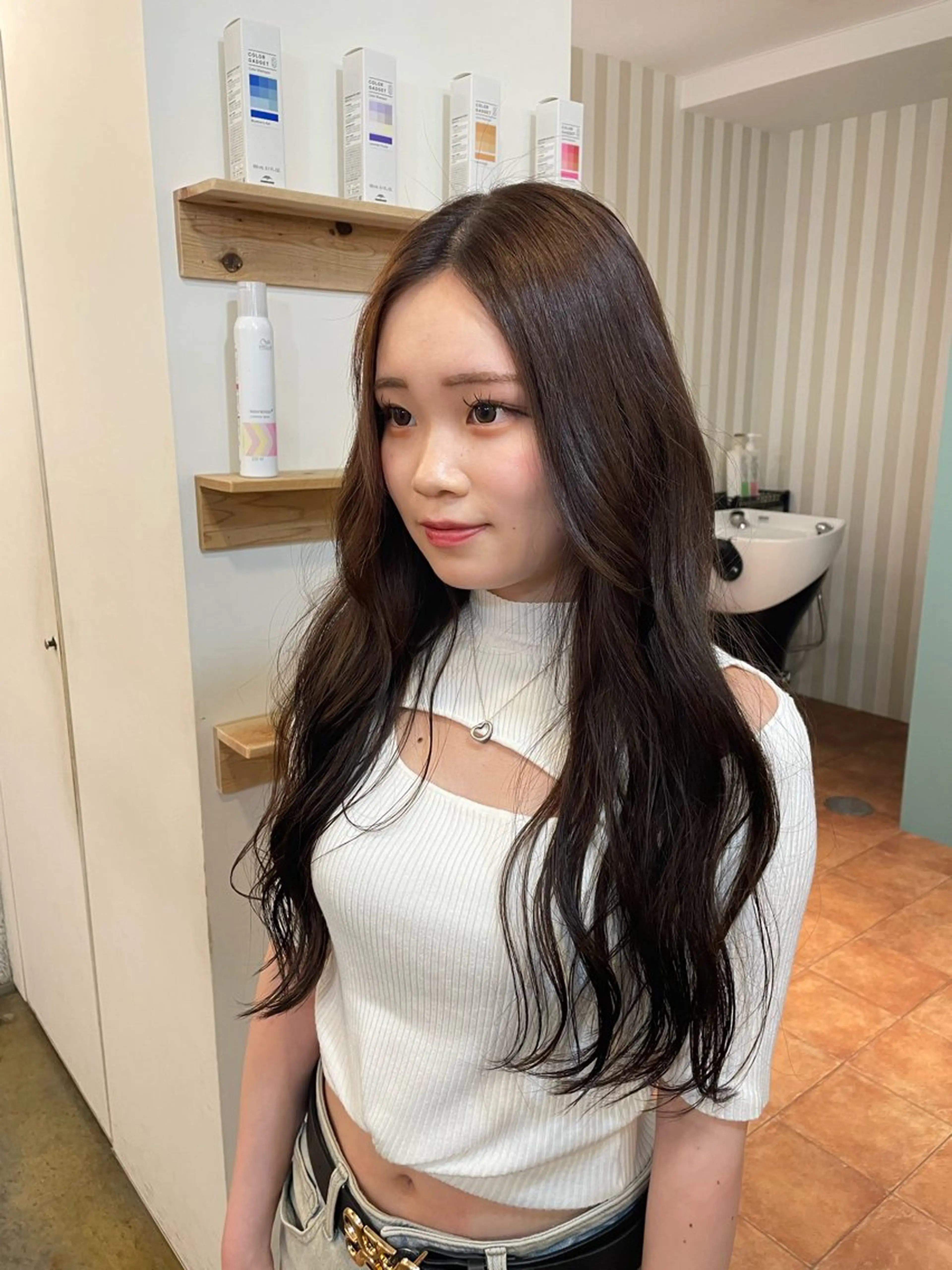 ロング 竹下 真世のヘアスタイル