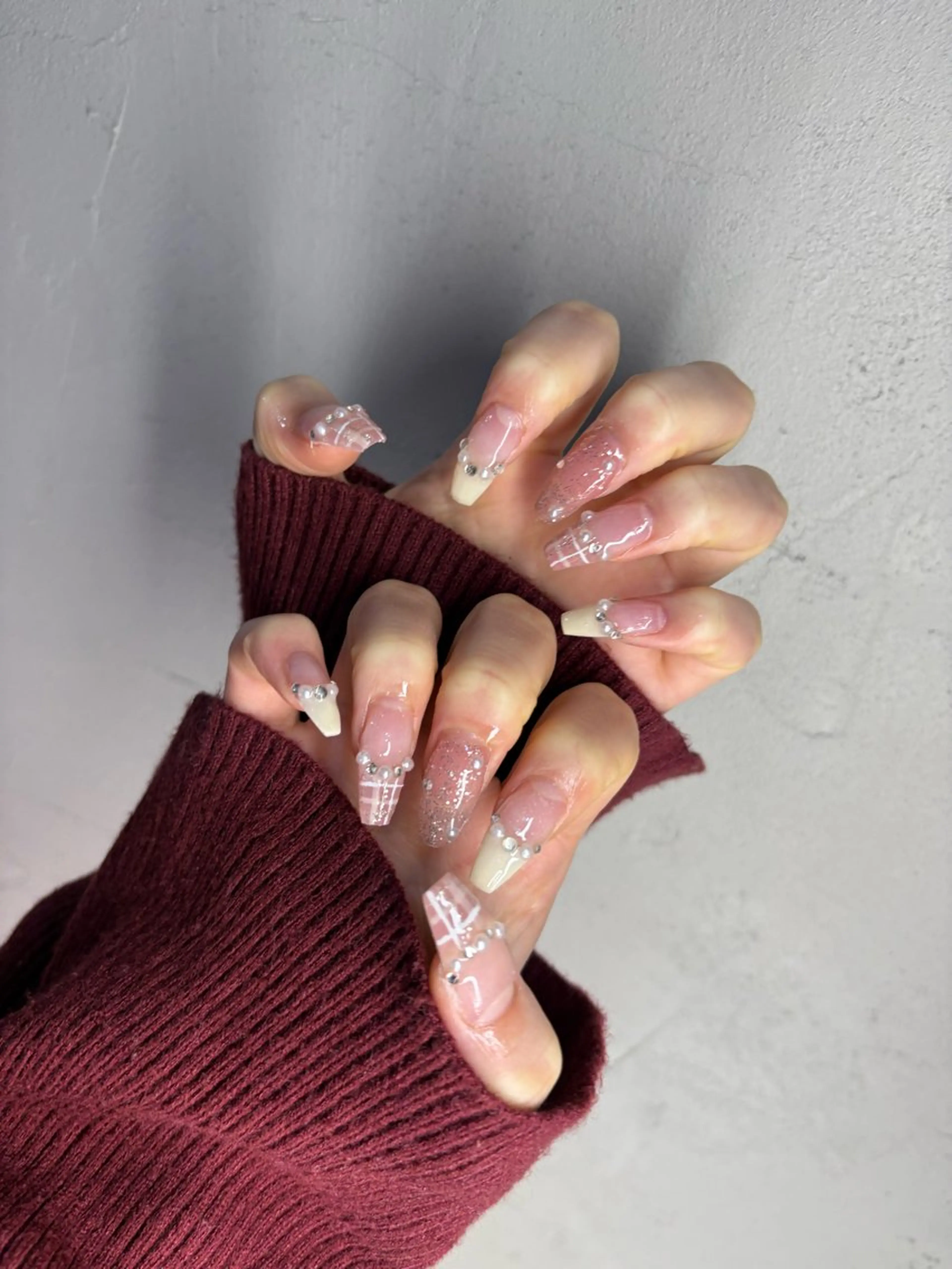 ネイル 【パラジェル・フィルイン】 T&BNAIL STUDIO所属・あまるめ ゆきえのネイルデザイン