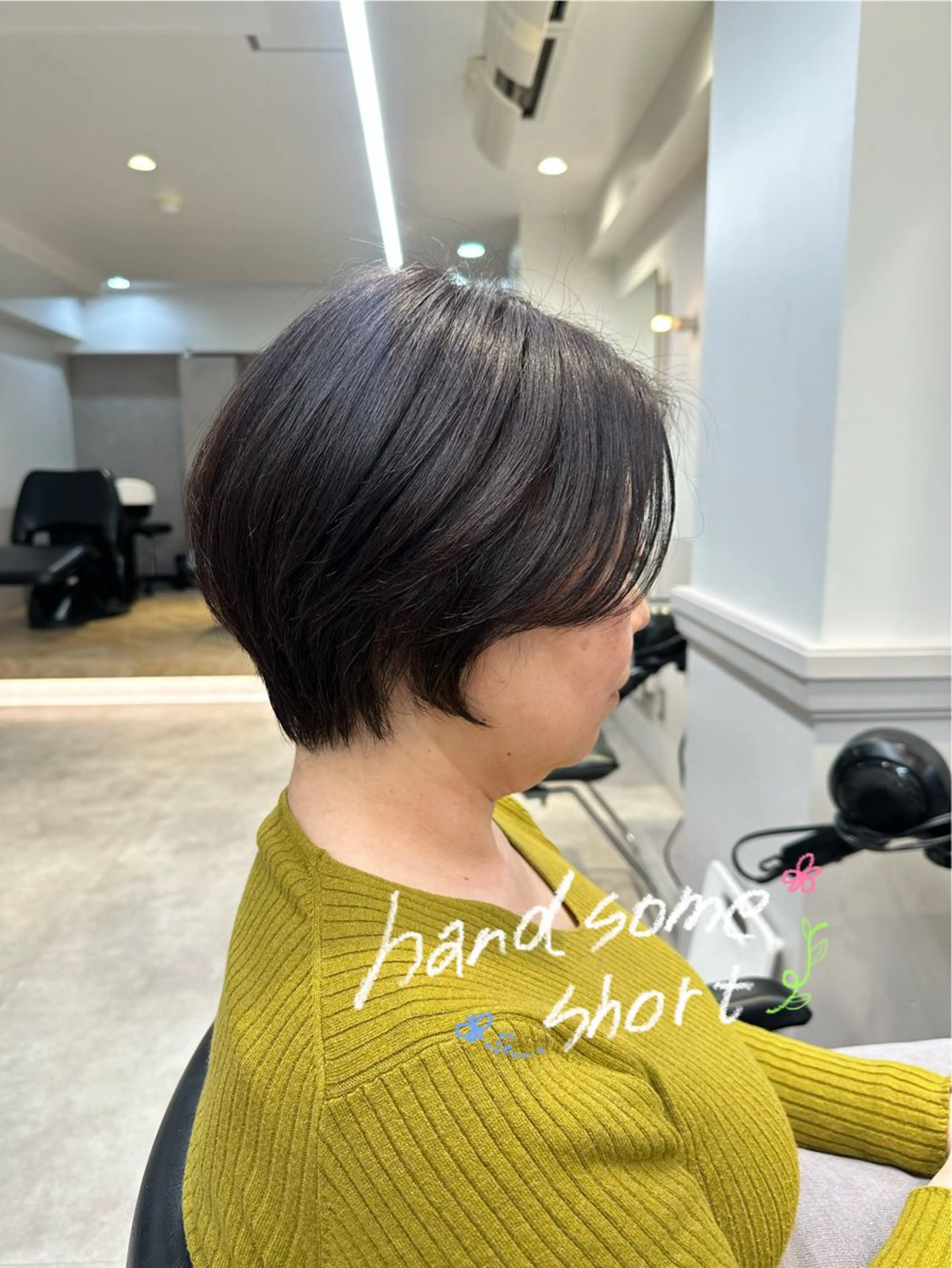 ショート ショートヘア あいこ/ハンサム ショート/銀座🌷のヘアスタイル