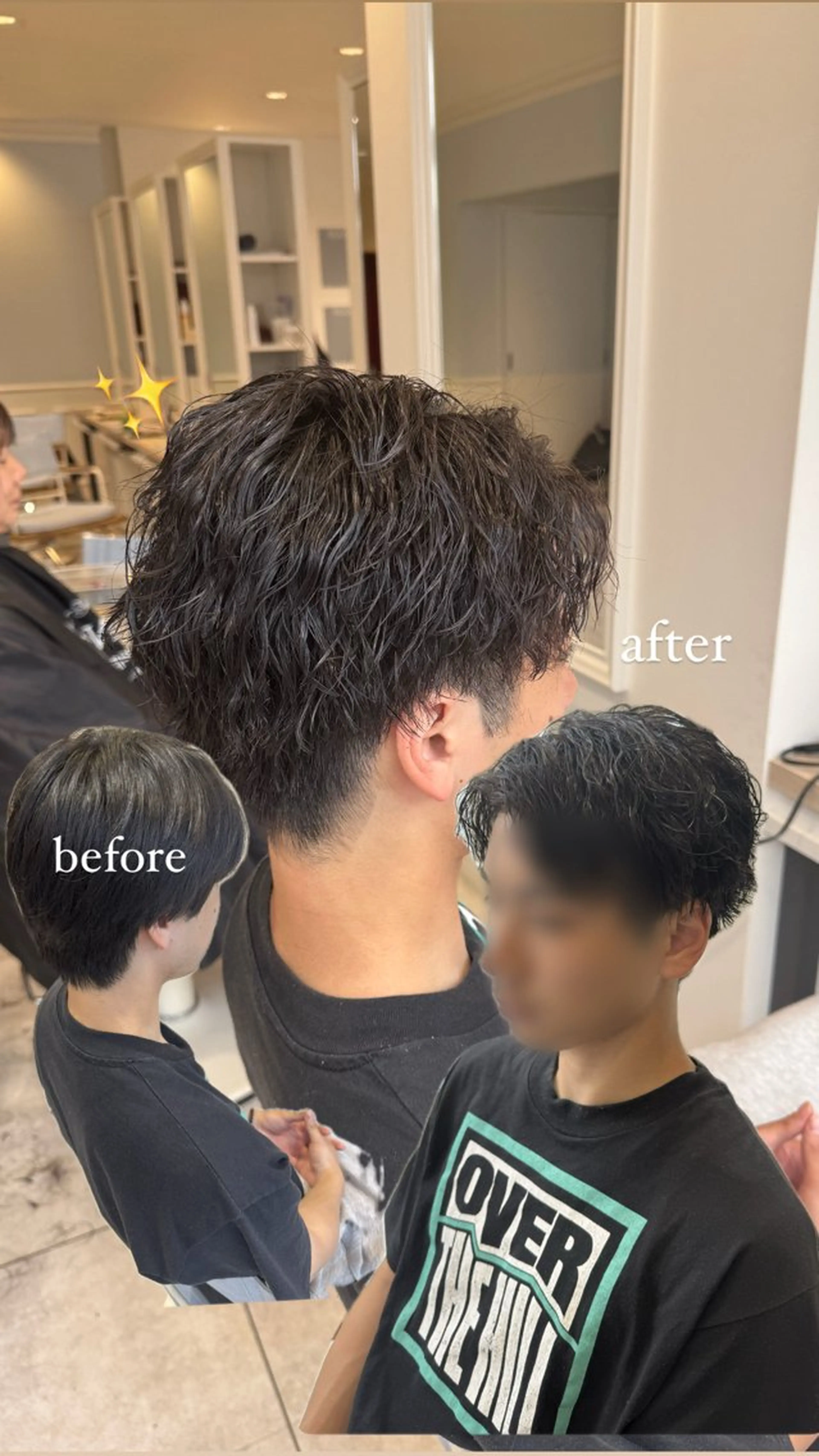 パーマ メンズ メンズパーマ レイヤー/ウルフカッ ト/𝓡𝓲𝓷🍎のヘアスタイル