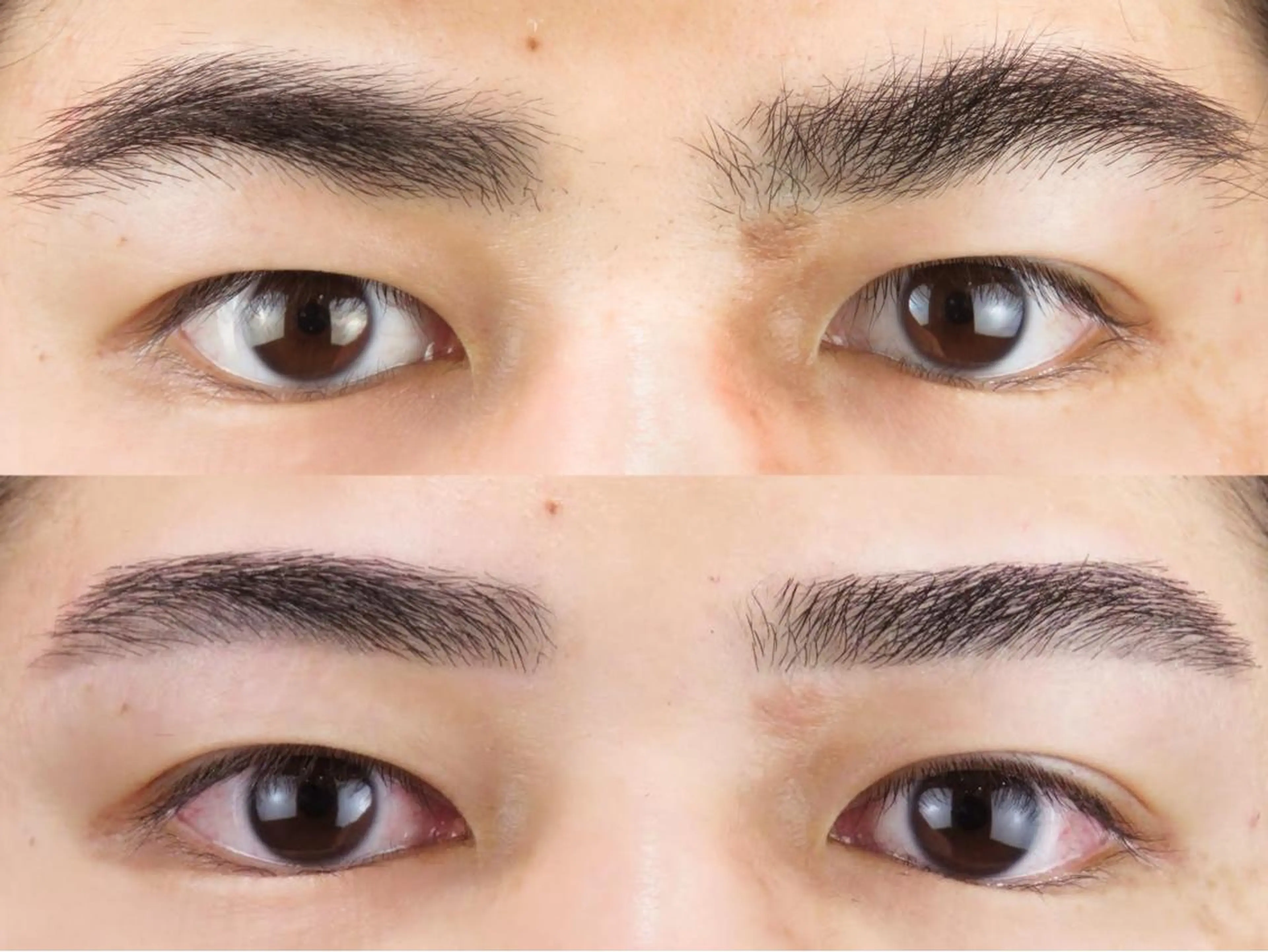 ショート メンズ アイブロウ センターパート フェードカット メンズパーマ スキンフェード メンズアイブロウ ワックス脱毛 眉カット その他(アイブロウ) メンズ眉毛ワックス 青山英憲のヘアスタイル