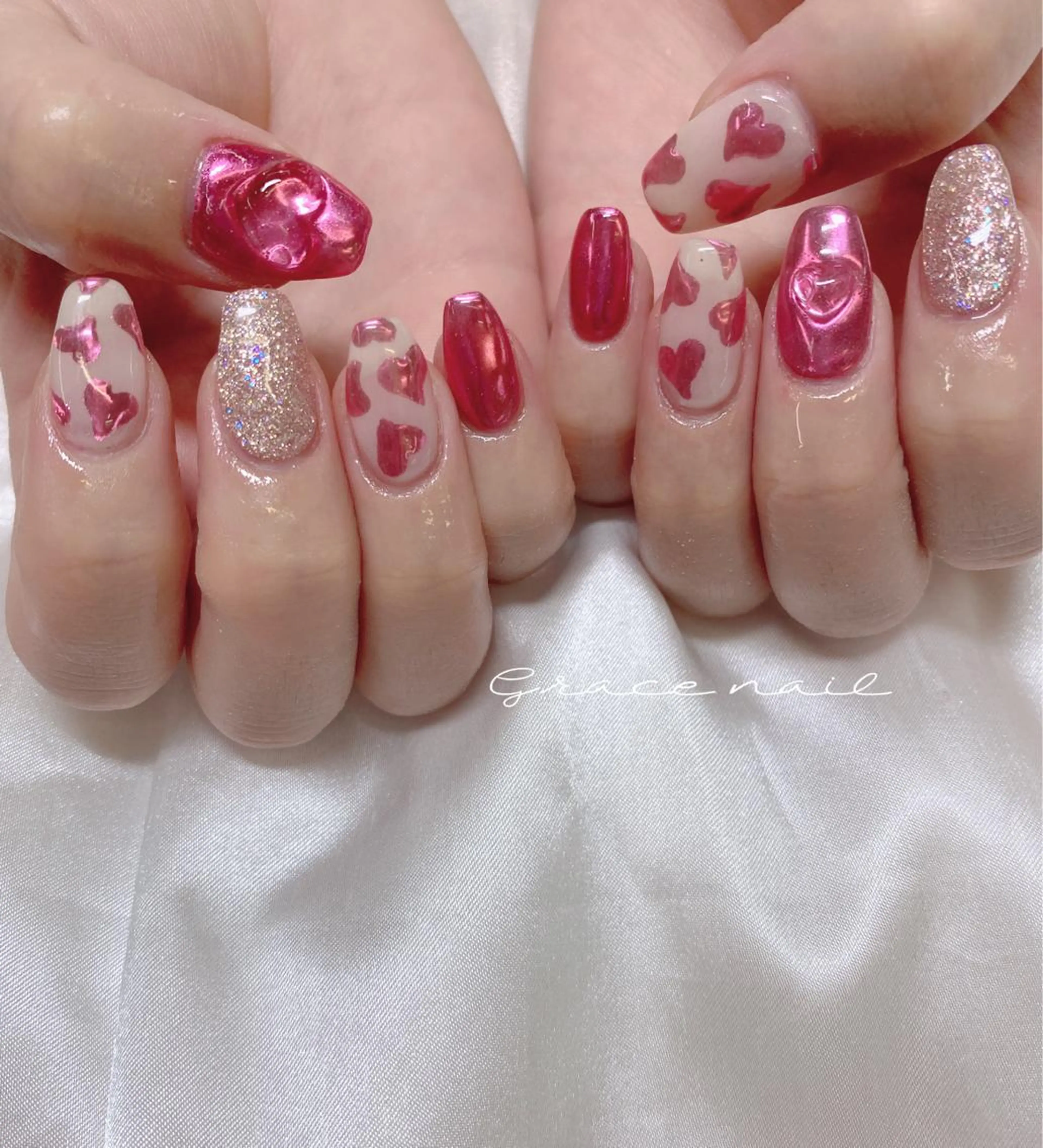 ネイル ハンドネイル ☆*｡Grace Nail｡*☆のネイルデザイン