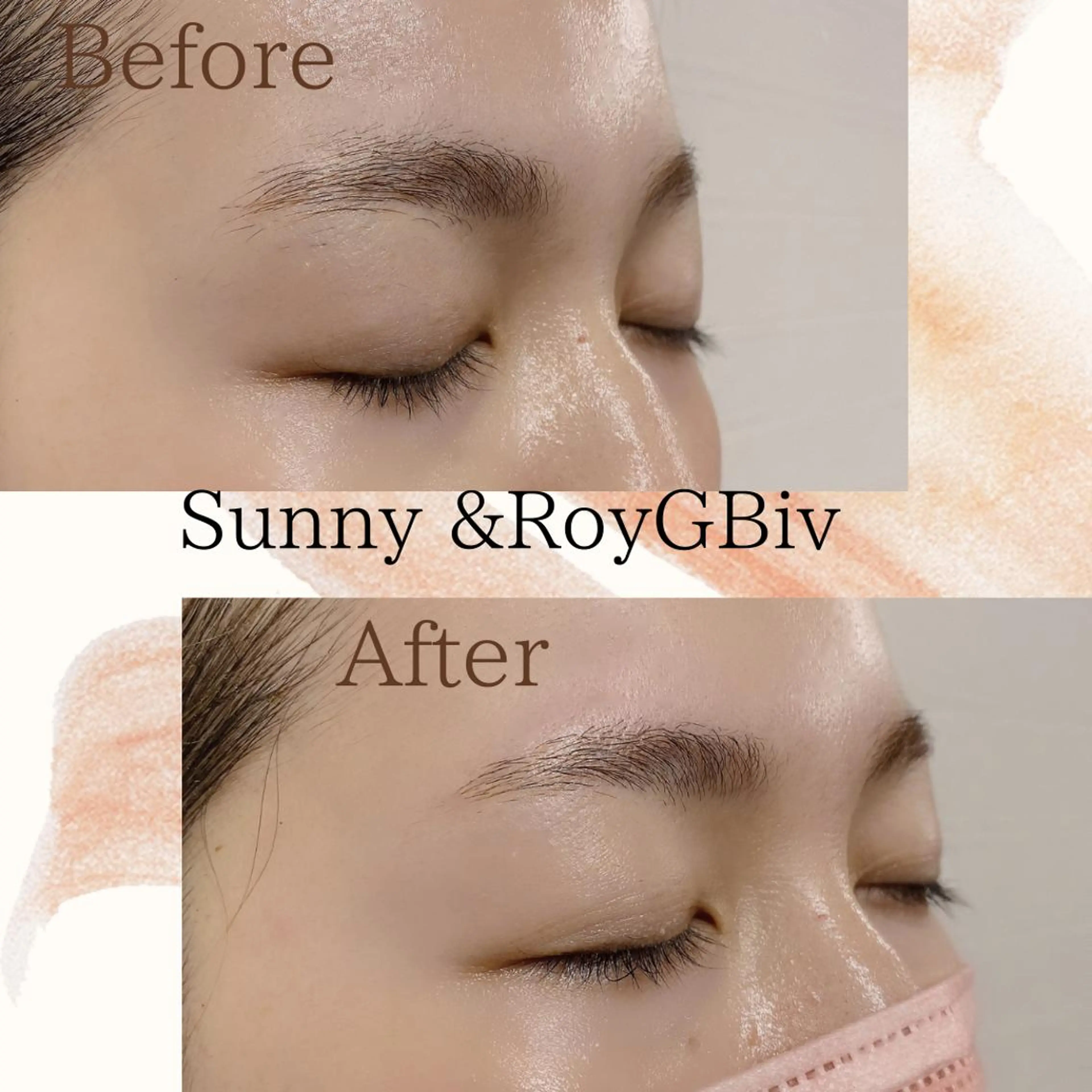 一人一人に似合う眉毛に✨アイブロウWax脱毛+メイク仕上げ✨男性にもおすすめの写真