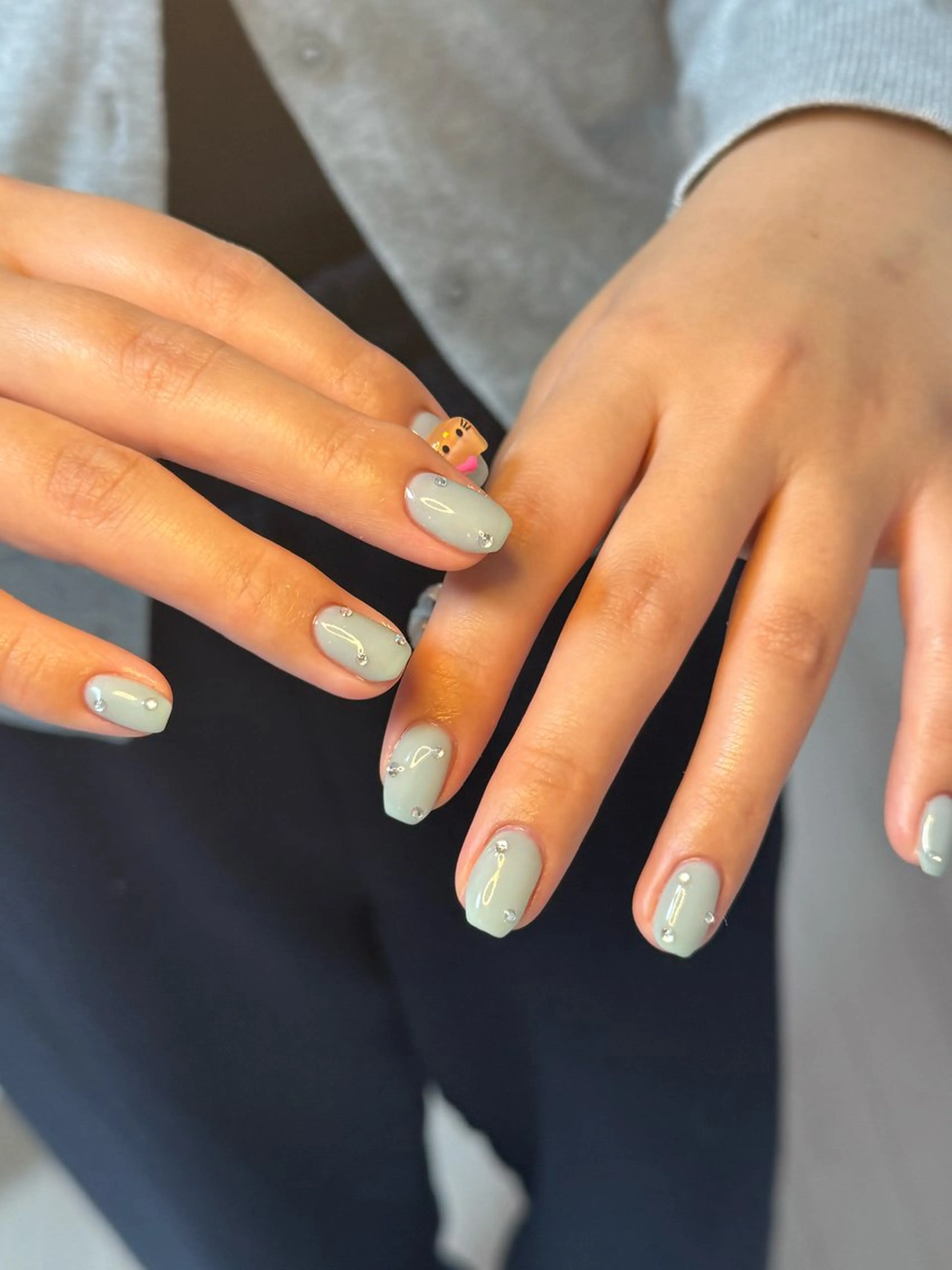 ネイル アートネイル オーロラネイル チークネイル フレンチネイル ガラスフレンチ ハンドネイル 🎀🎀YooLi Nail Salonのネイルデザイン