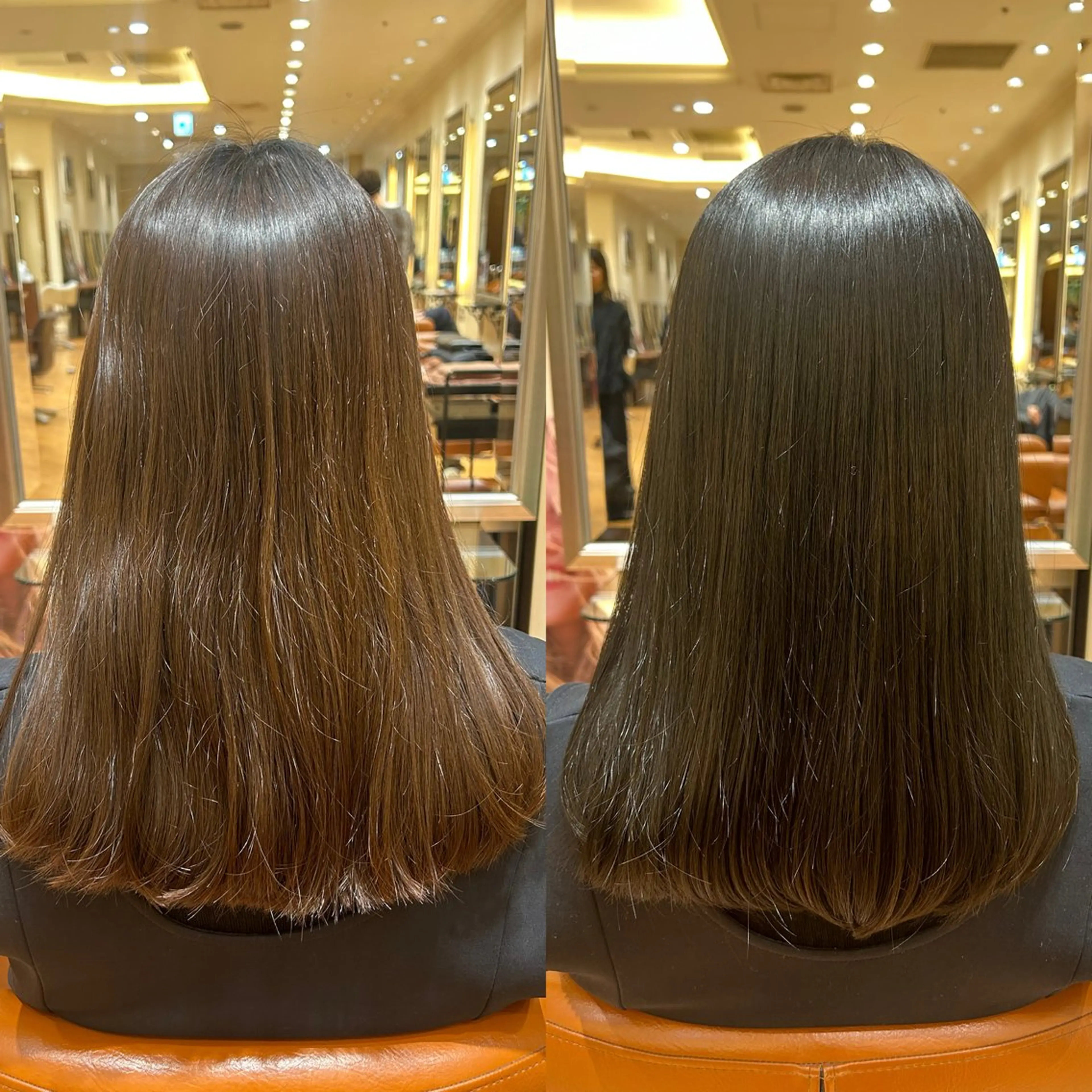 カラー ブラウンカラー オリーブブラウン BEAUTRIUM265所属・髙橋 采来のヘアスタイル