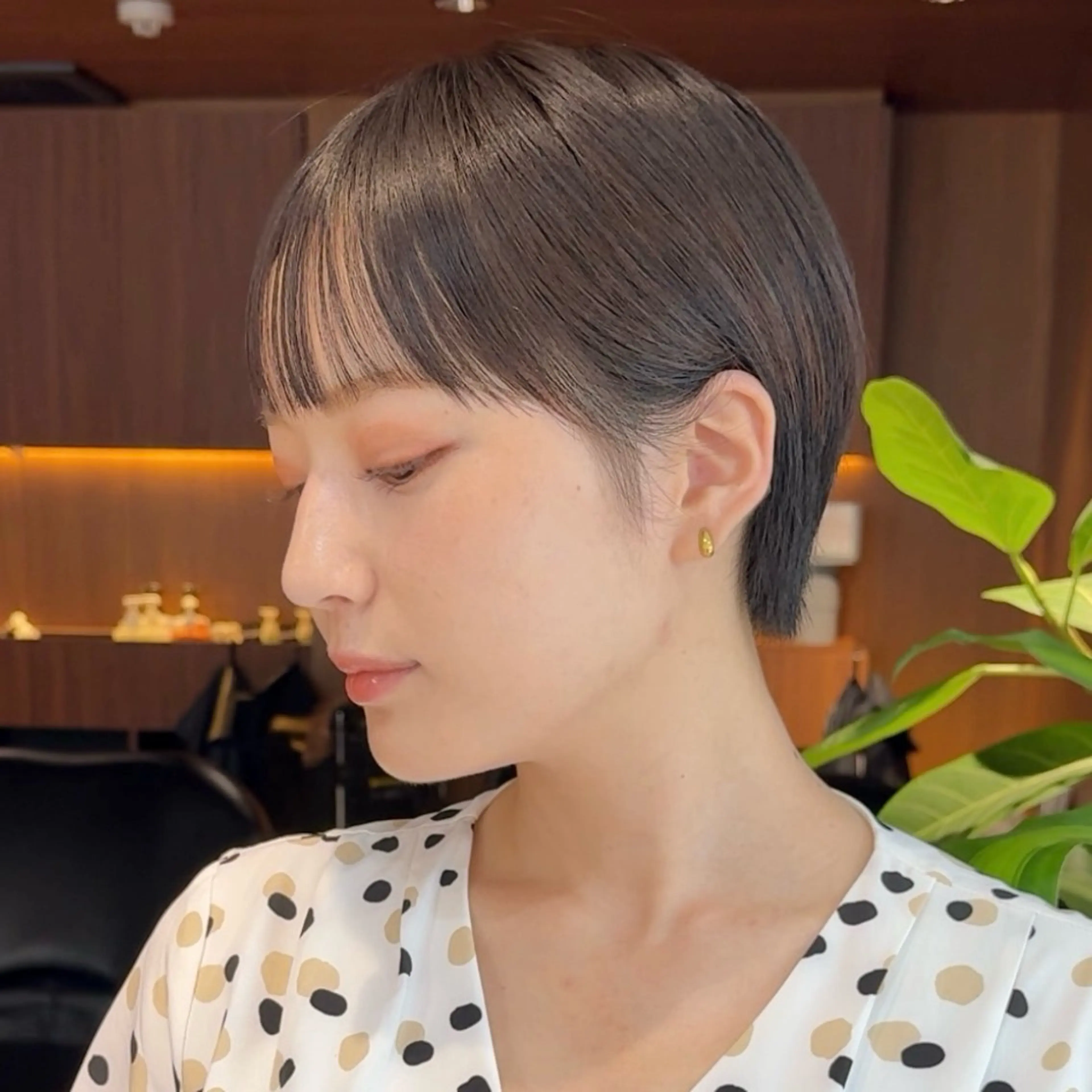 ショート ショートボブ 丸みショート ボブ ショートヘア カット 縮毛矯正 トリートメント 🪷ショート/パーマ /ボブ🪷Akinaのヘアスタイル