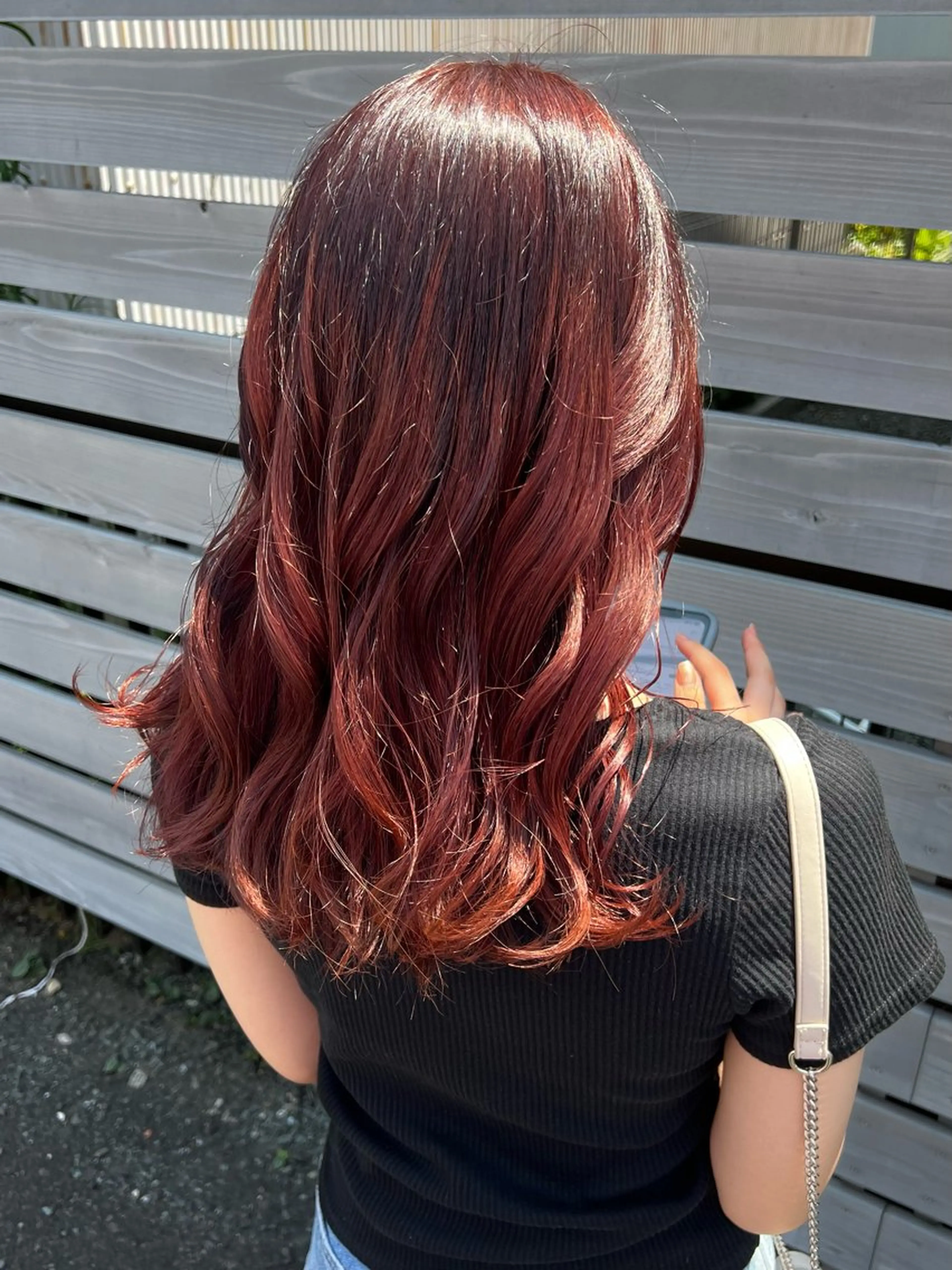 セミロング カラー アッシュ 黒髪 ブリーチ ブルーカラー ブルーブラック 🌿寄り添い型美容師 🌿yuiのヘアスタイル