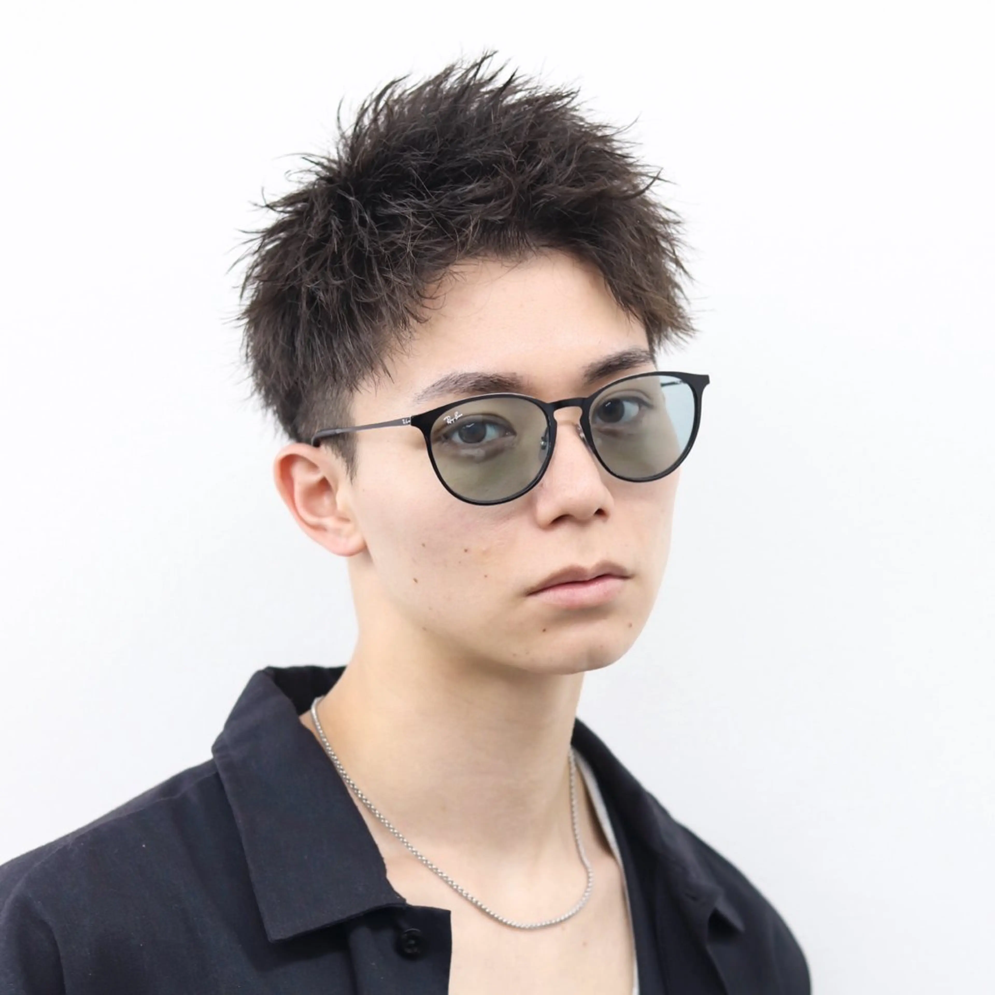 ショート カラー パーマ メンズ カット シースルーマッシュ/ メンズ/KYOHEIのヘアスタイル