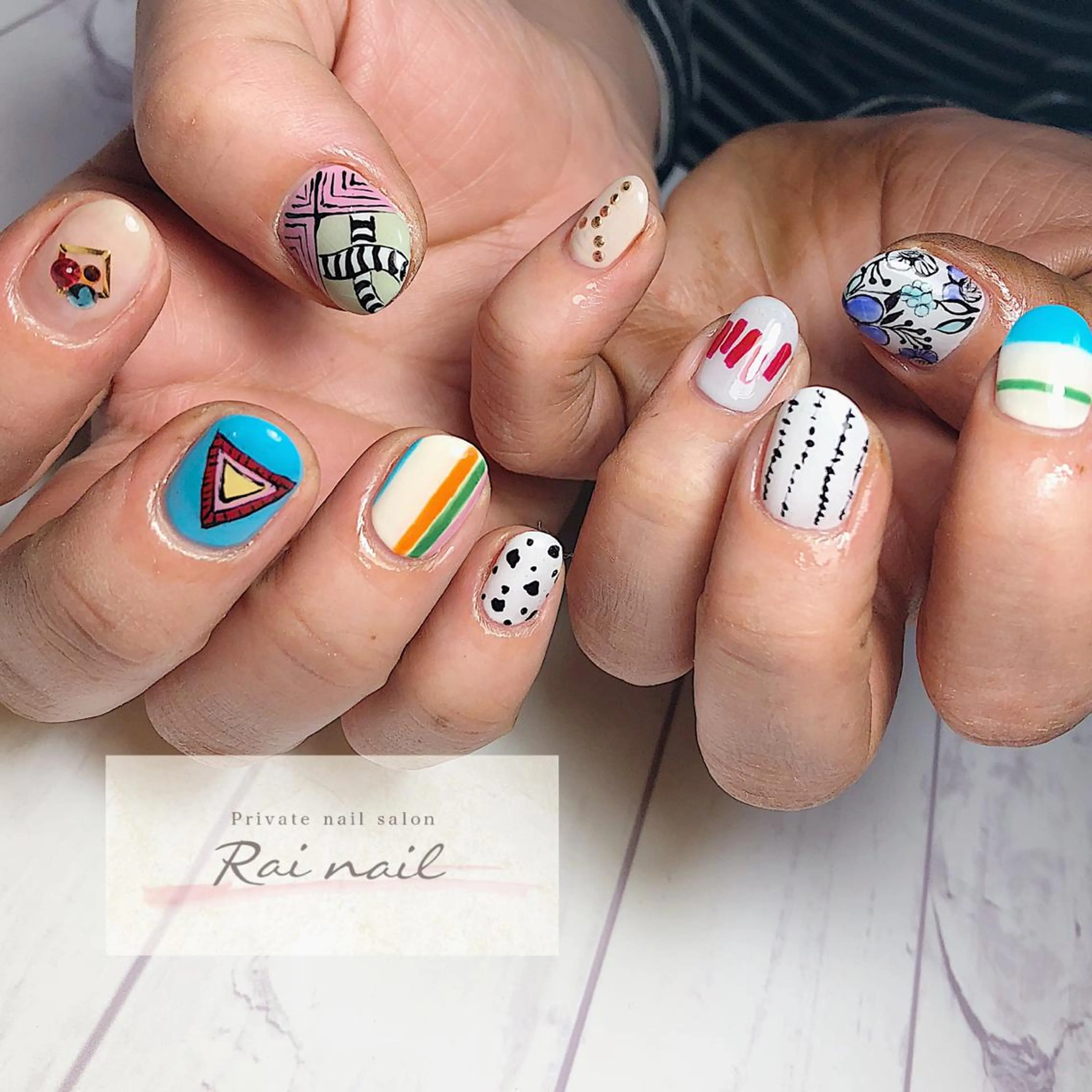 ネイル ハンドネイル Rai nail_ Risaのネイルデザイン
