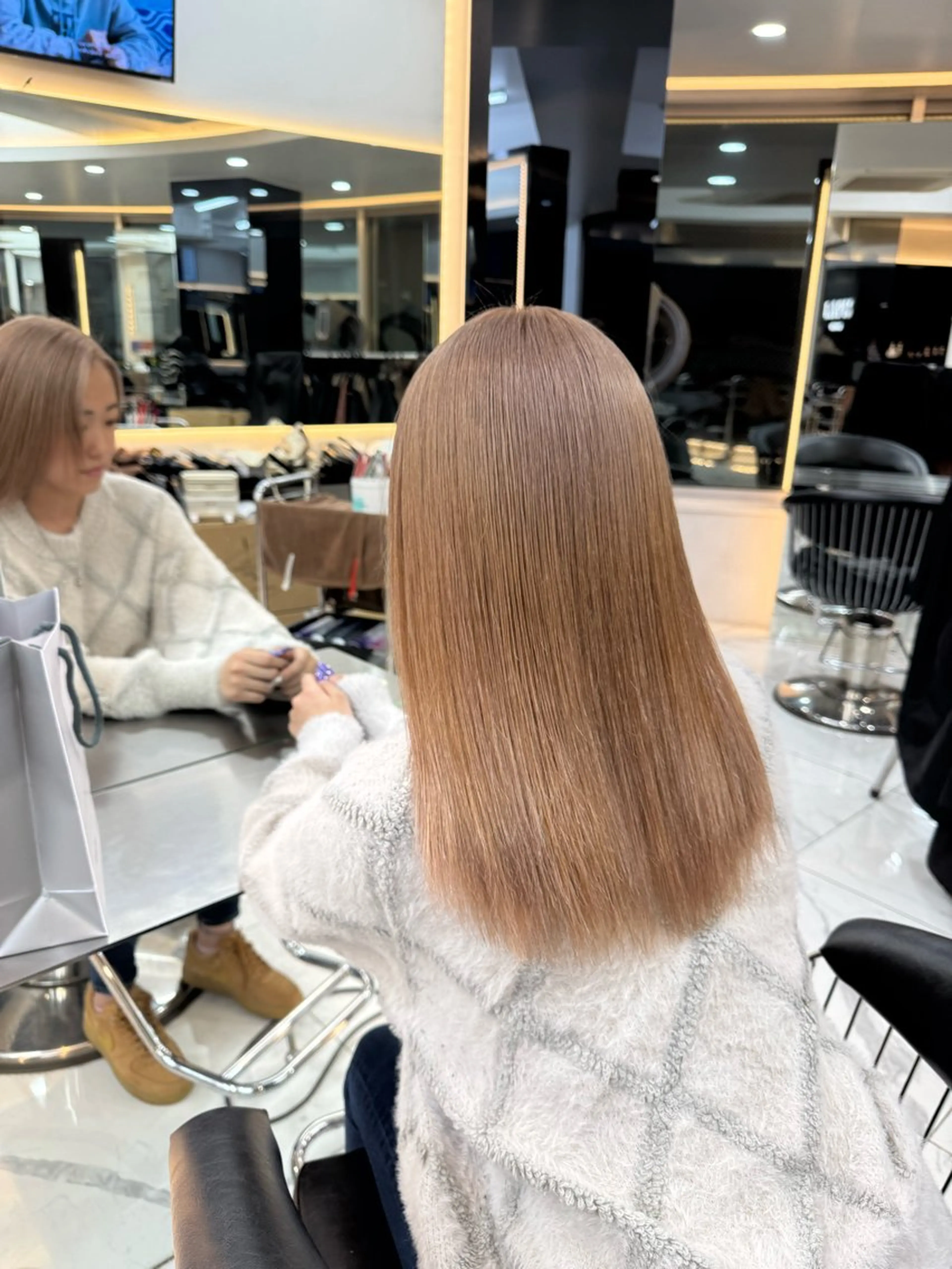セミロング カラー Lapis渋谷本店 Rikoのヘアスタイル