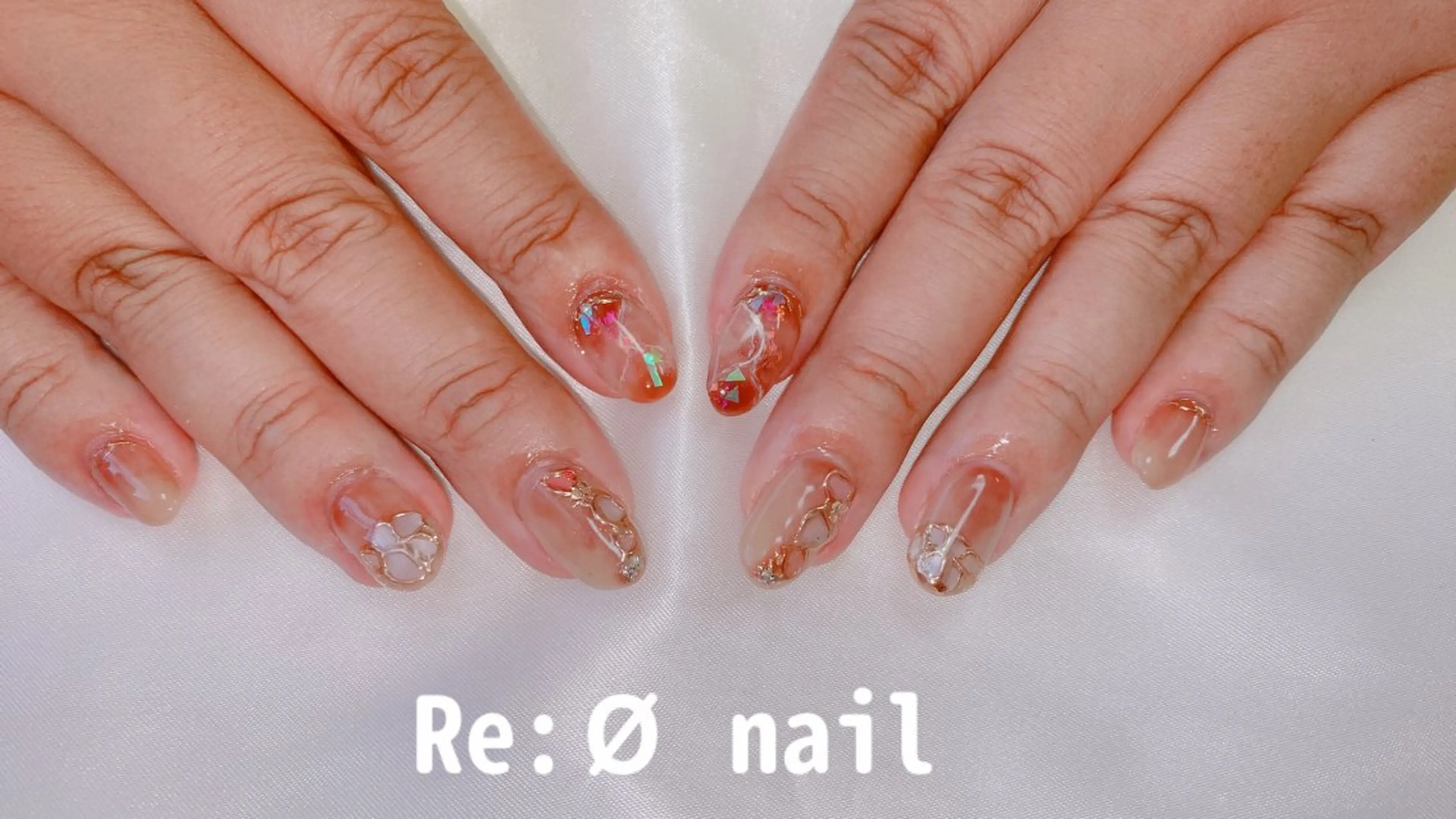 ネイル ニュアンスネイル ハンドネイル Re:Ø nail 🩵TSUJIのネイルデザイン