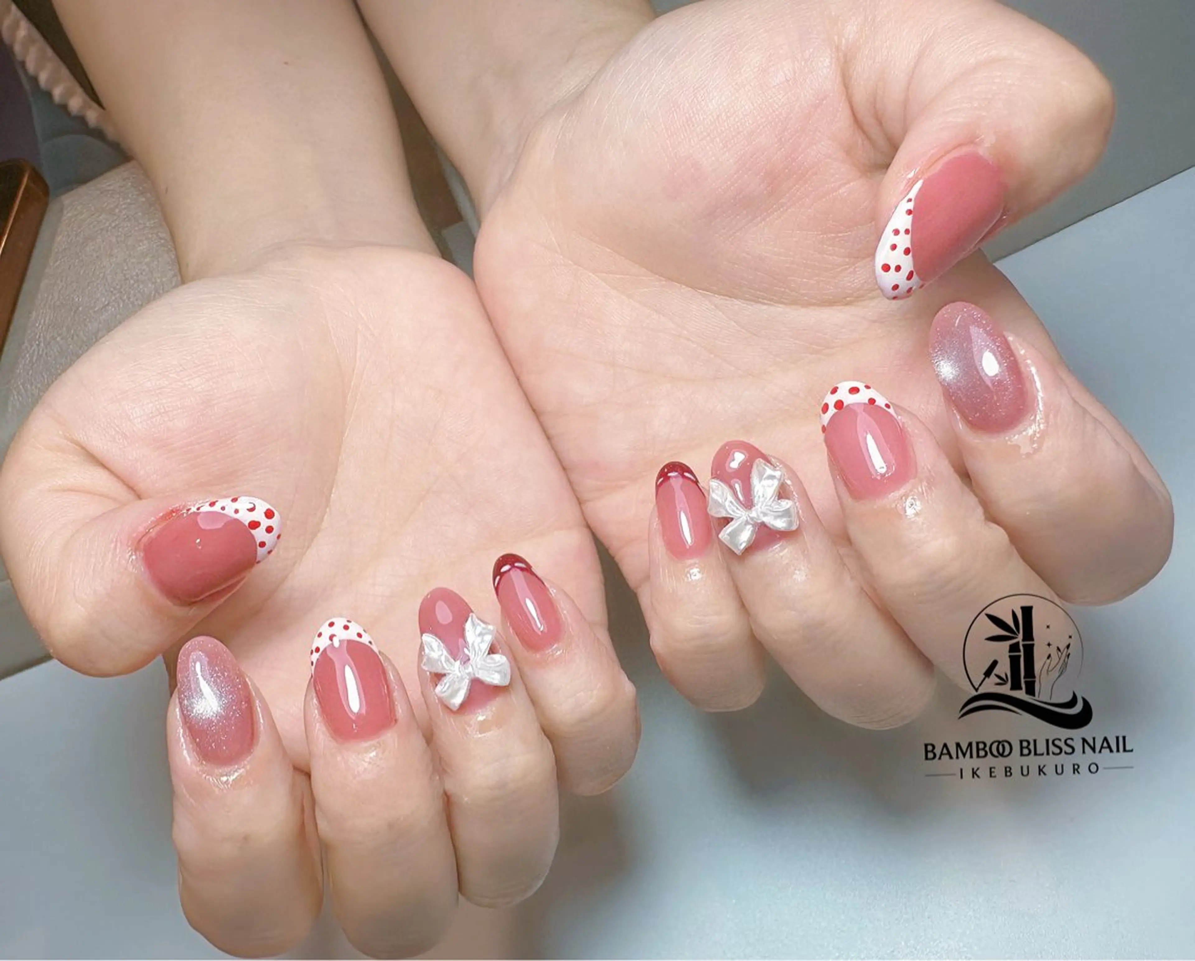 ネイル BAMBOO BLISS 研修用のネイルデザイン