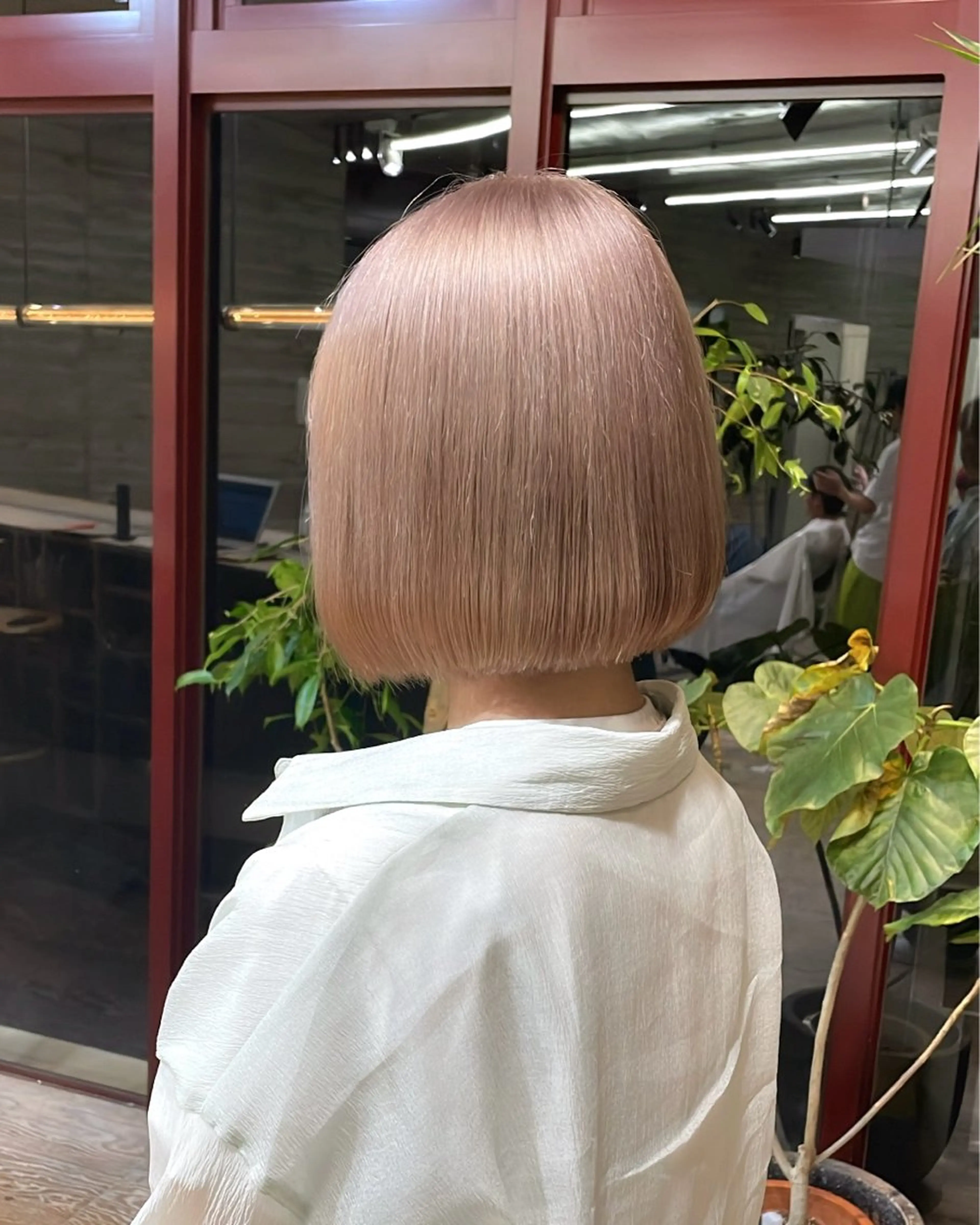 ミディアム カラー カット ヘアカラー トリートメント 色落ち綺麗透明感カラ /ボブ/ナカツヒカルのヘアスタイル