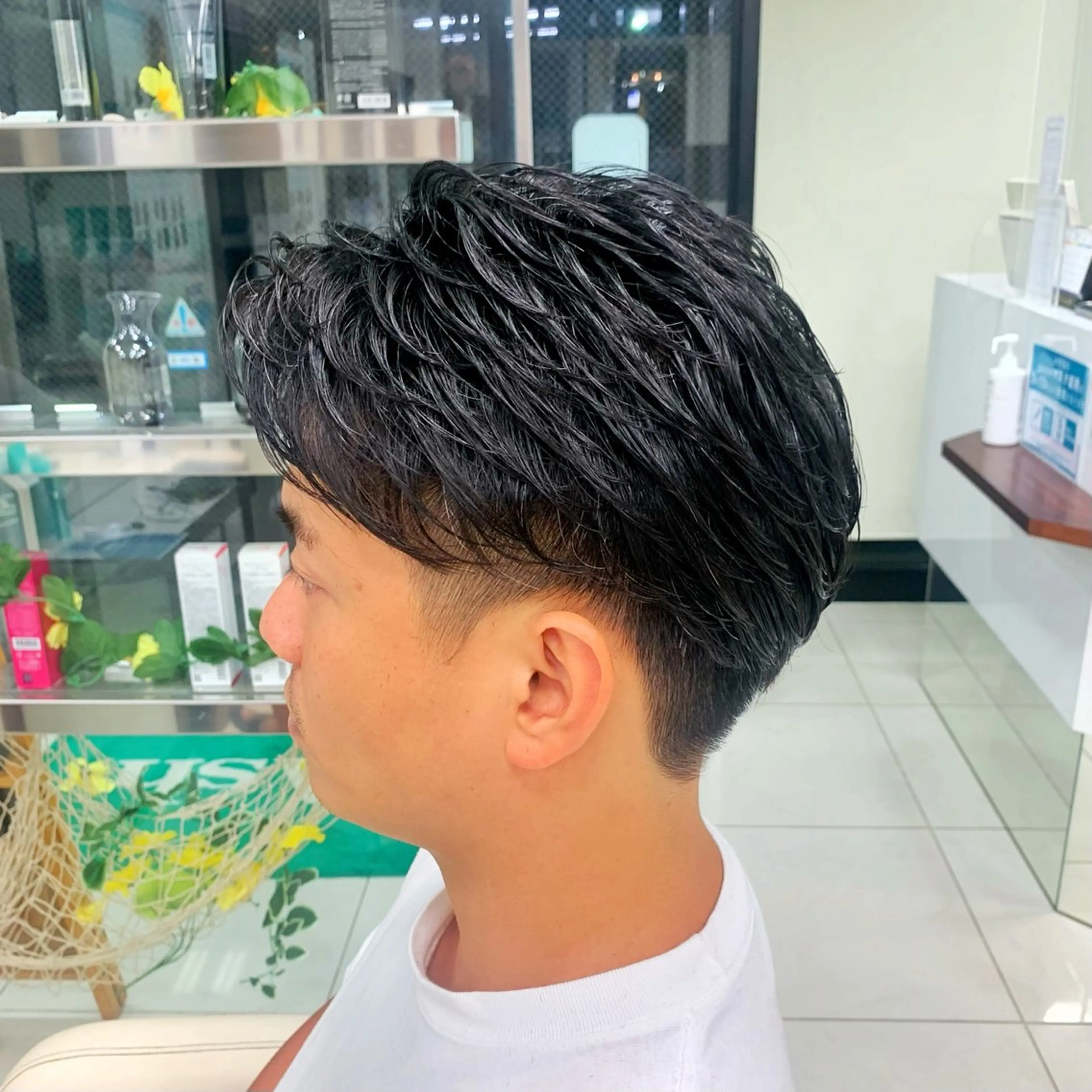 ショート パーマ メンズ 店舗指名No.1 吉岡　弘のヘアスタイル