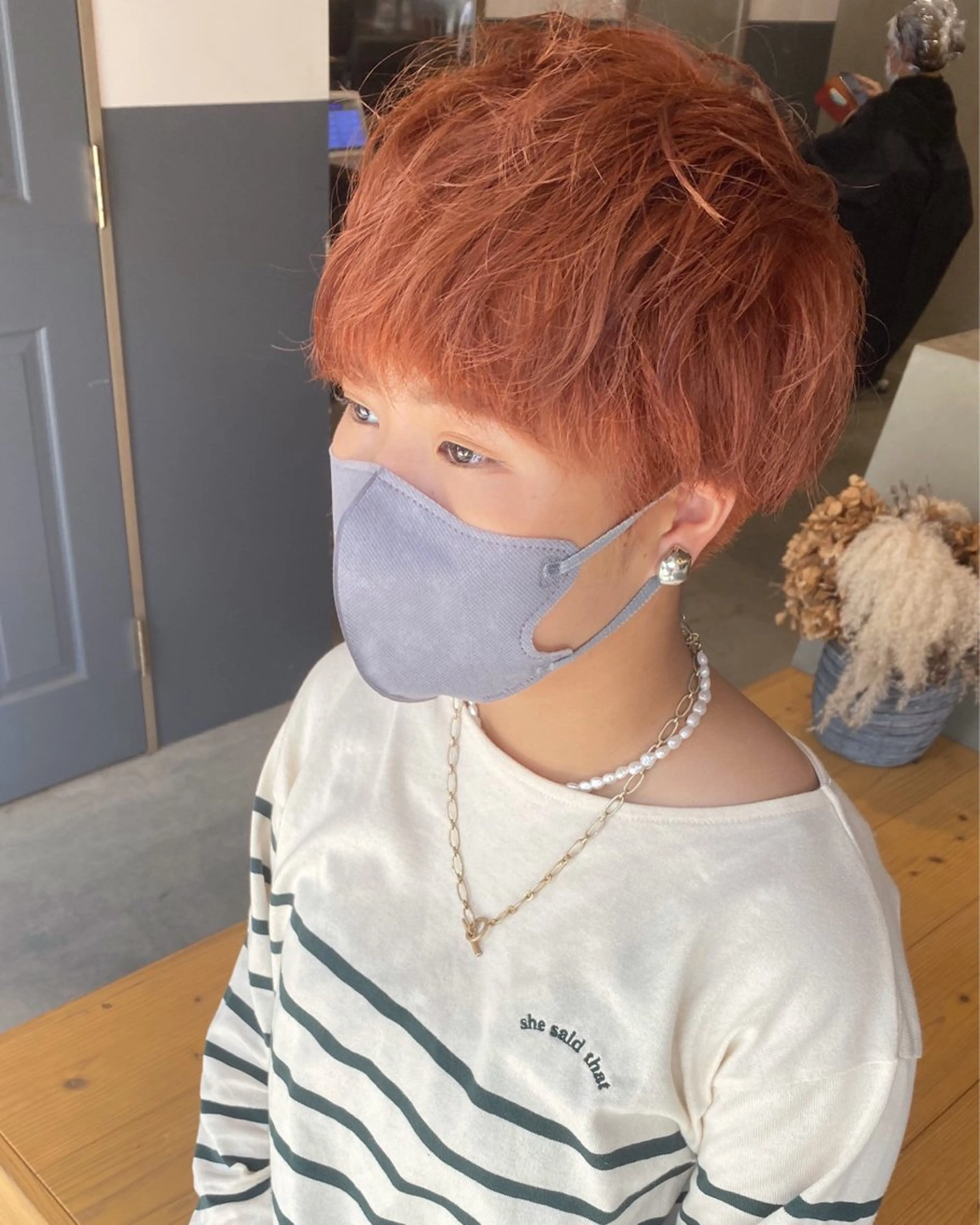 ショート カラー 🩷🍭中津・梅田 エリア🍬💜のヘアスタイル