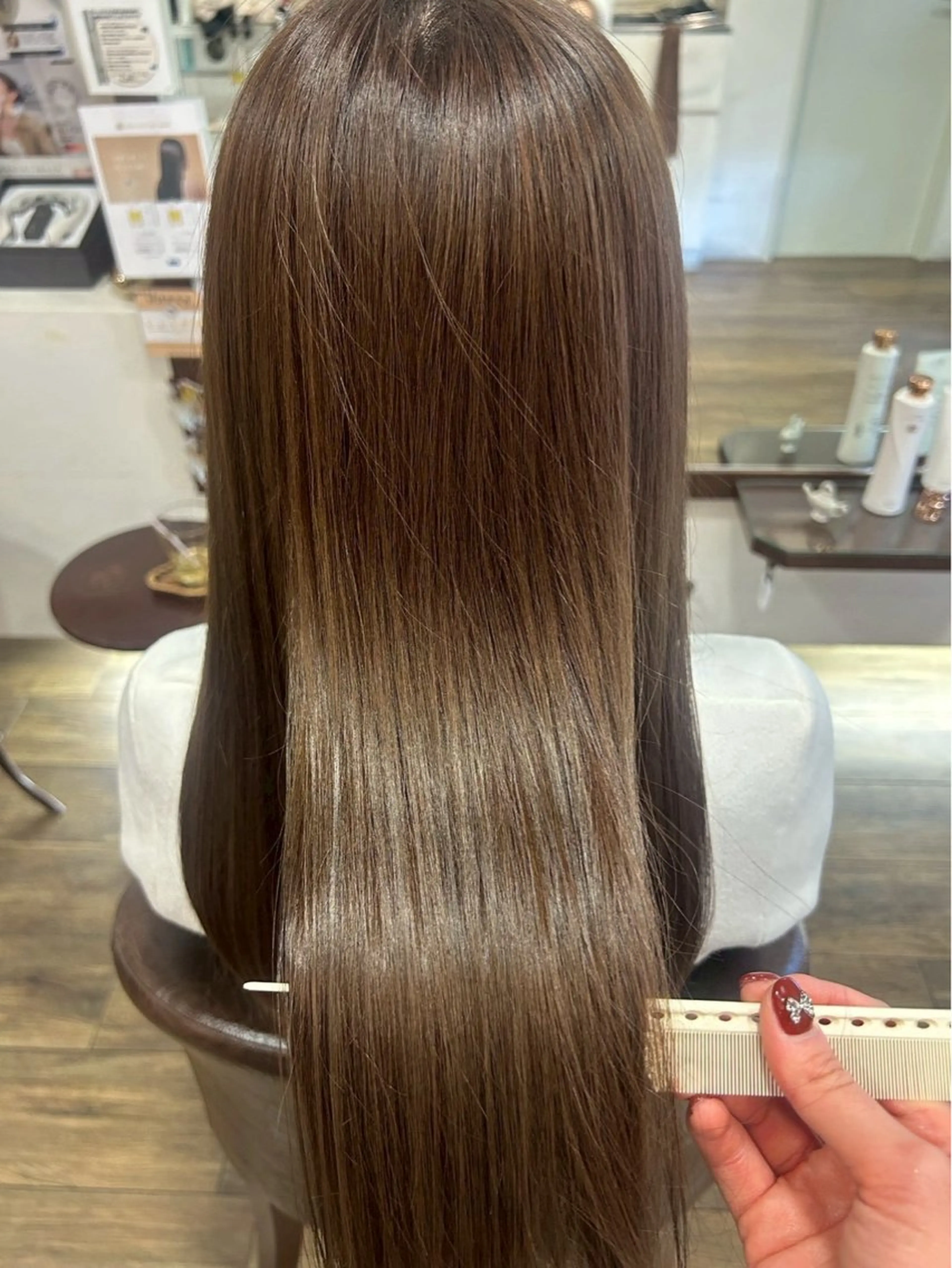 ロング トリートメント トリートメント 木場 麗咲のヘアスタイル