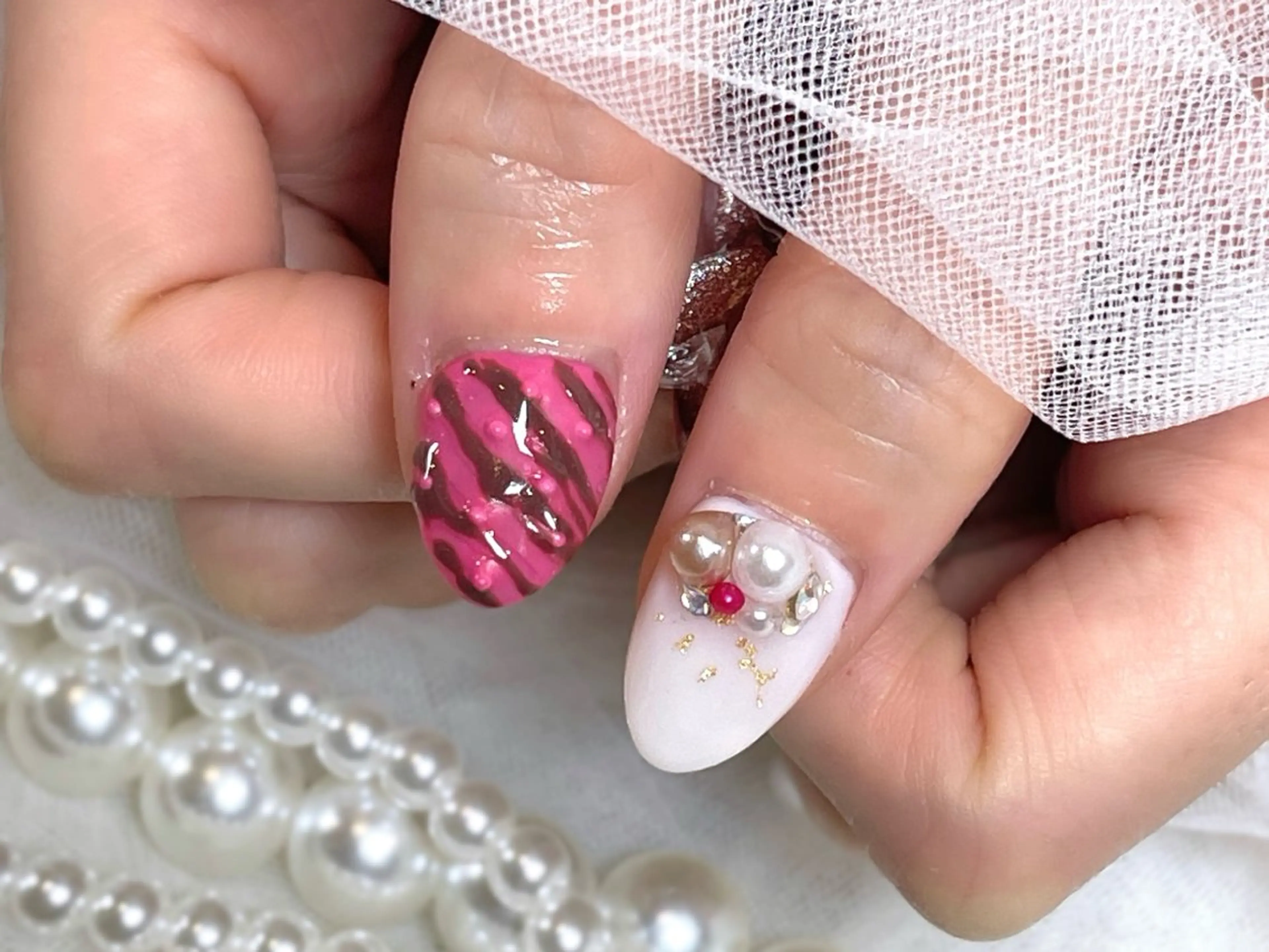 ネイル ハンドネイル nailsalon Moa【モア】所属・yurika 🌷.*･ﾟのネイルデザイン